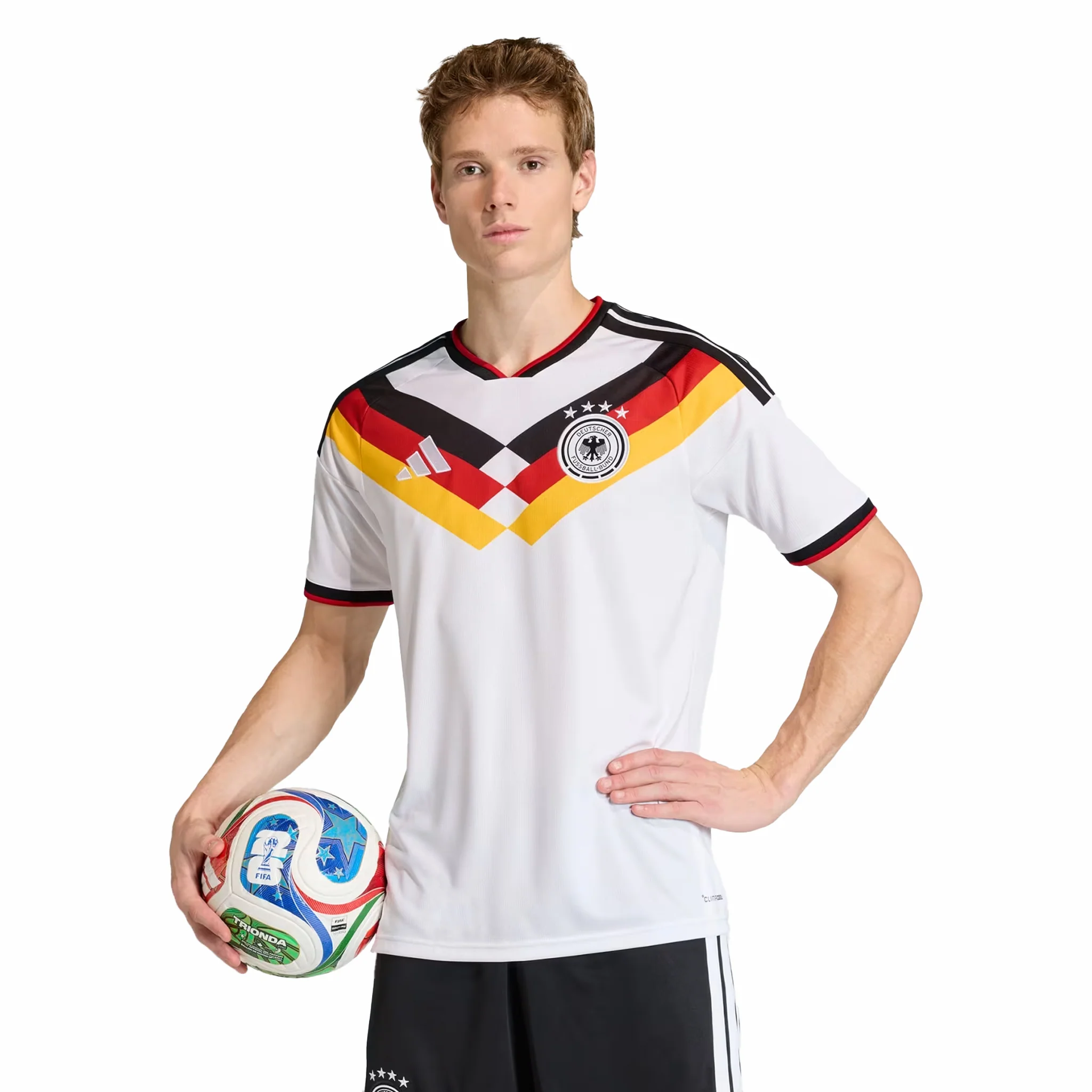 Adidas Germany 26 Home Jersey (White) - Image 4