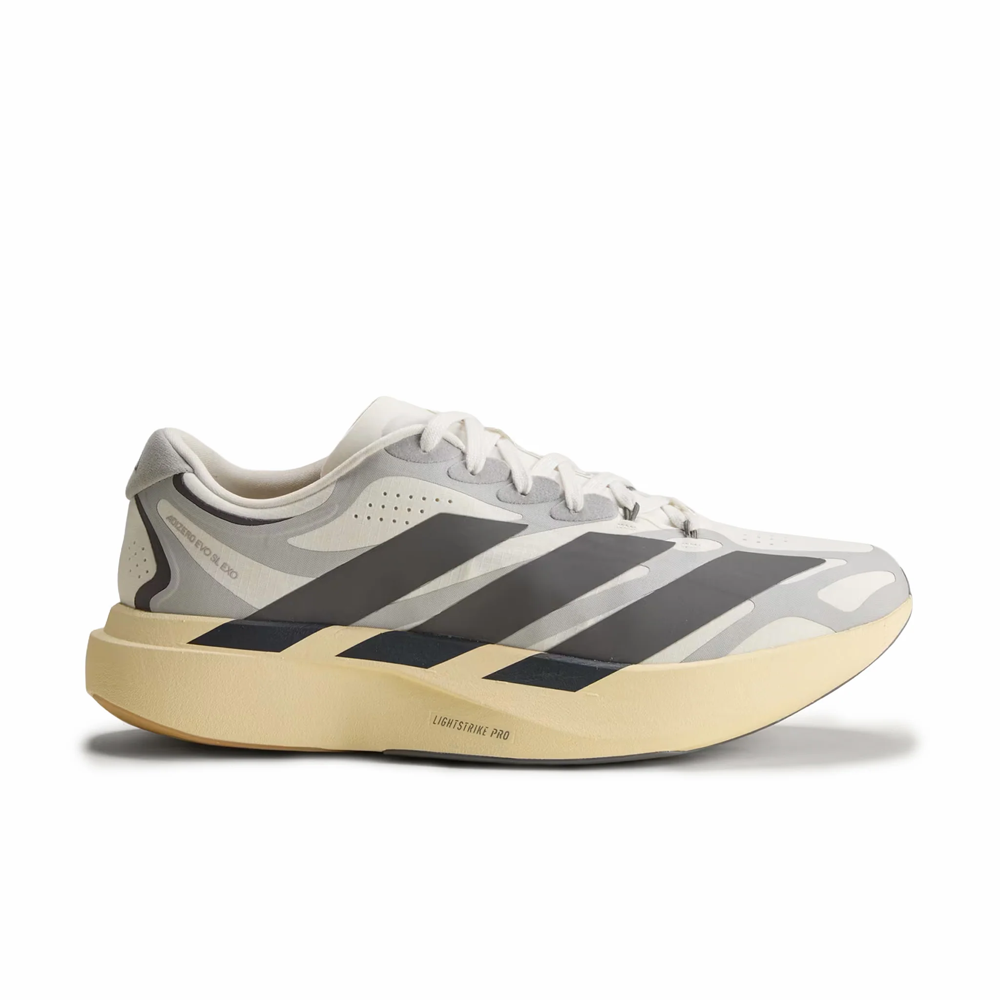 Adidas Men's Adizero EVO SL EXO (Core White/Utility Black/Grey Two)
