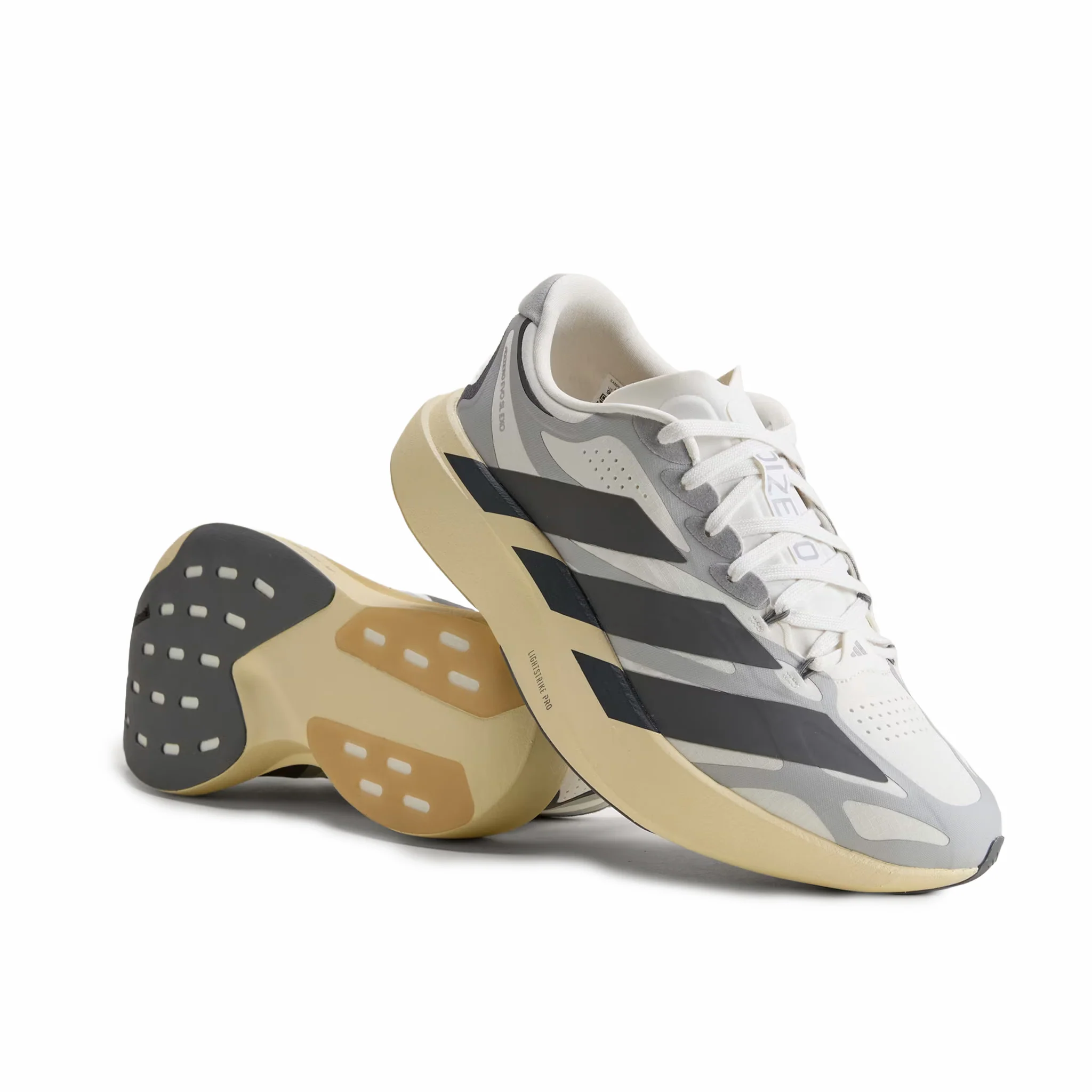 Adidas Men's Adizero EVO SL EXO (Core White/Utility Black/Grey Two) - Image 3
