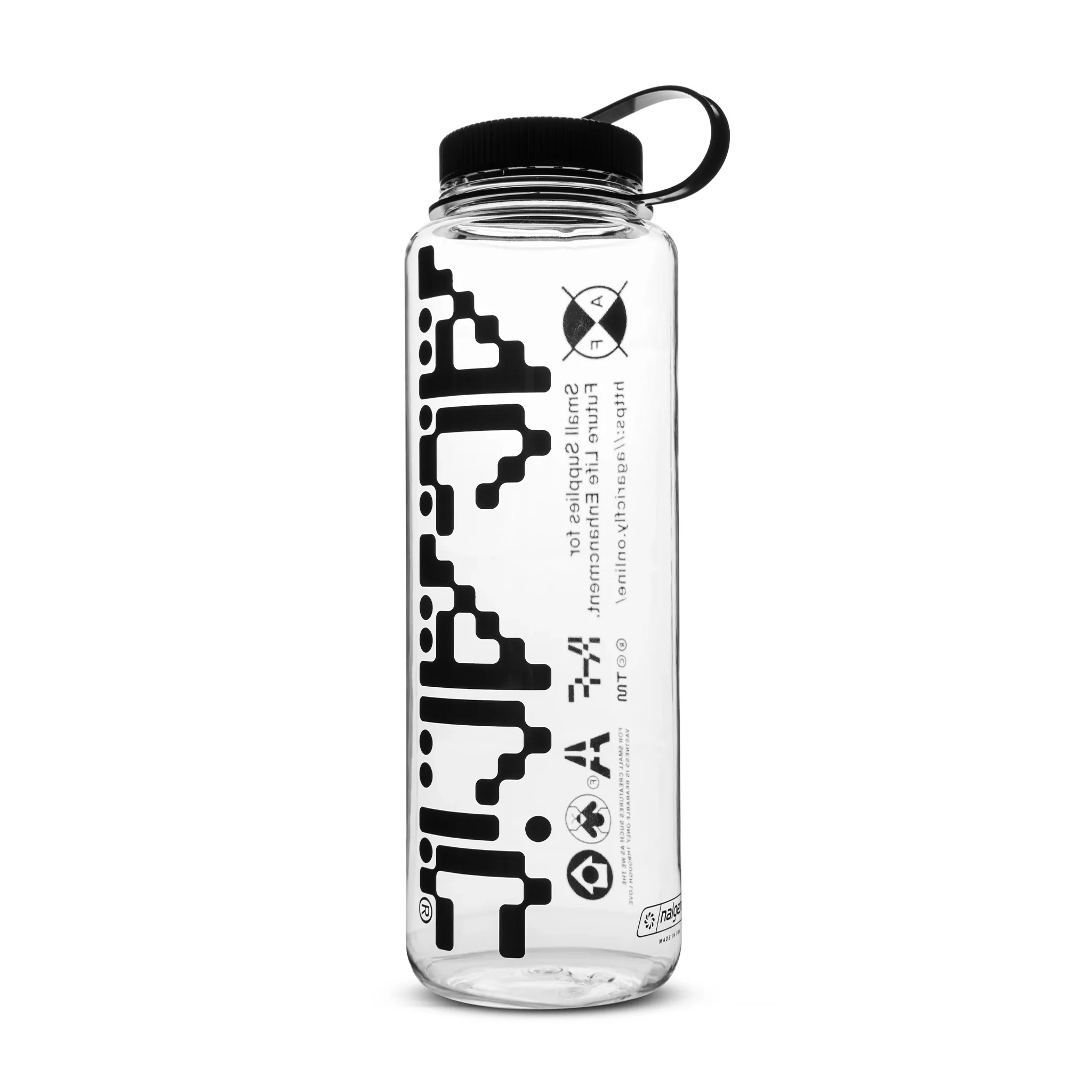 Agaric Fly "Feed Your Head" 48oz Wide Mouth Nalgene Bottle (Clear) - Image 2