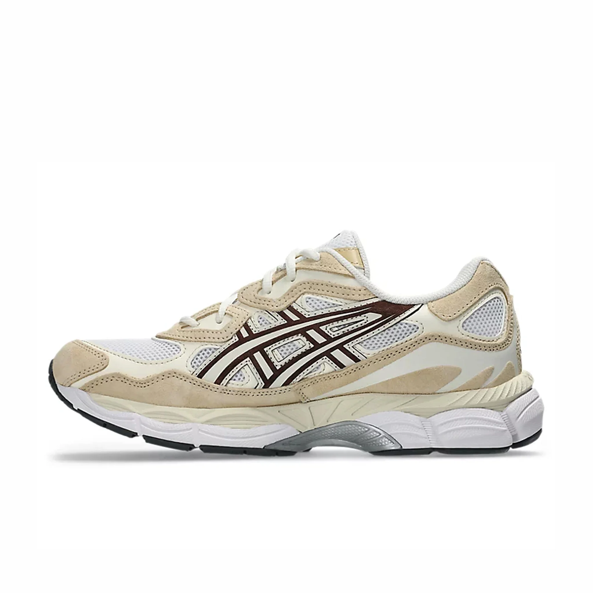 ASICS Men's GEL-NYC (White/Roasted Coffee) - Image 4