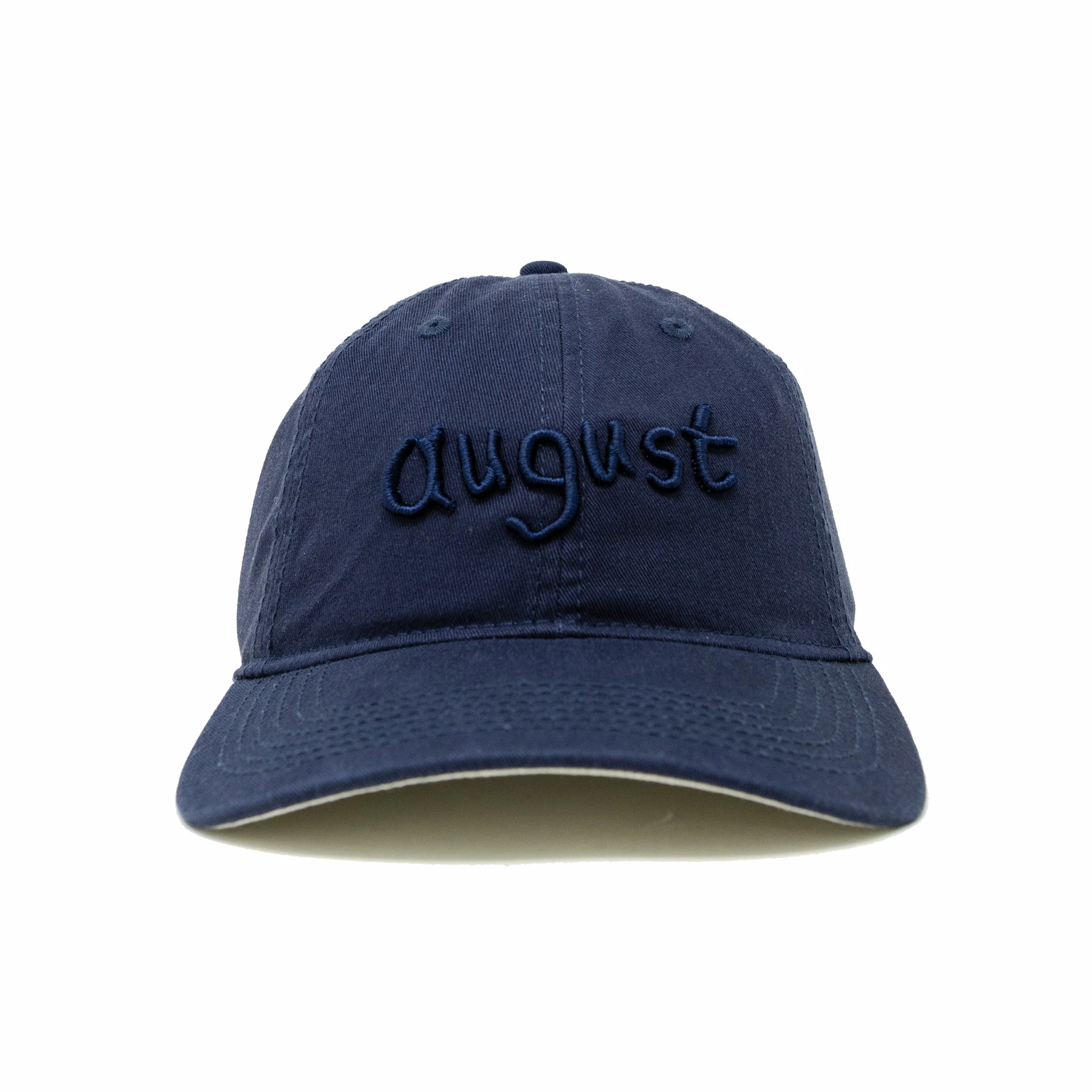 August "Father & Son" Scribble Logo Dad Hat (Navy)