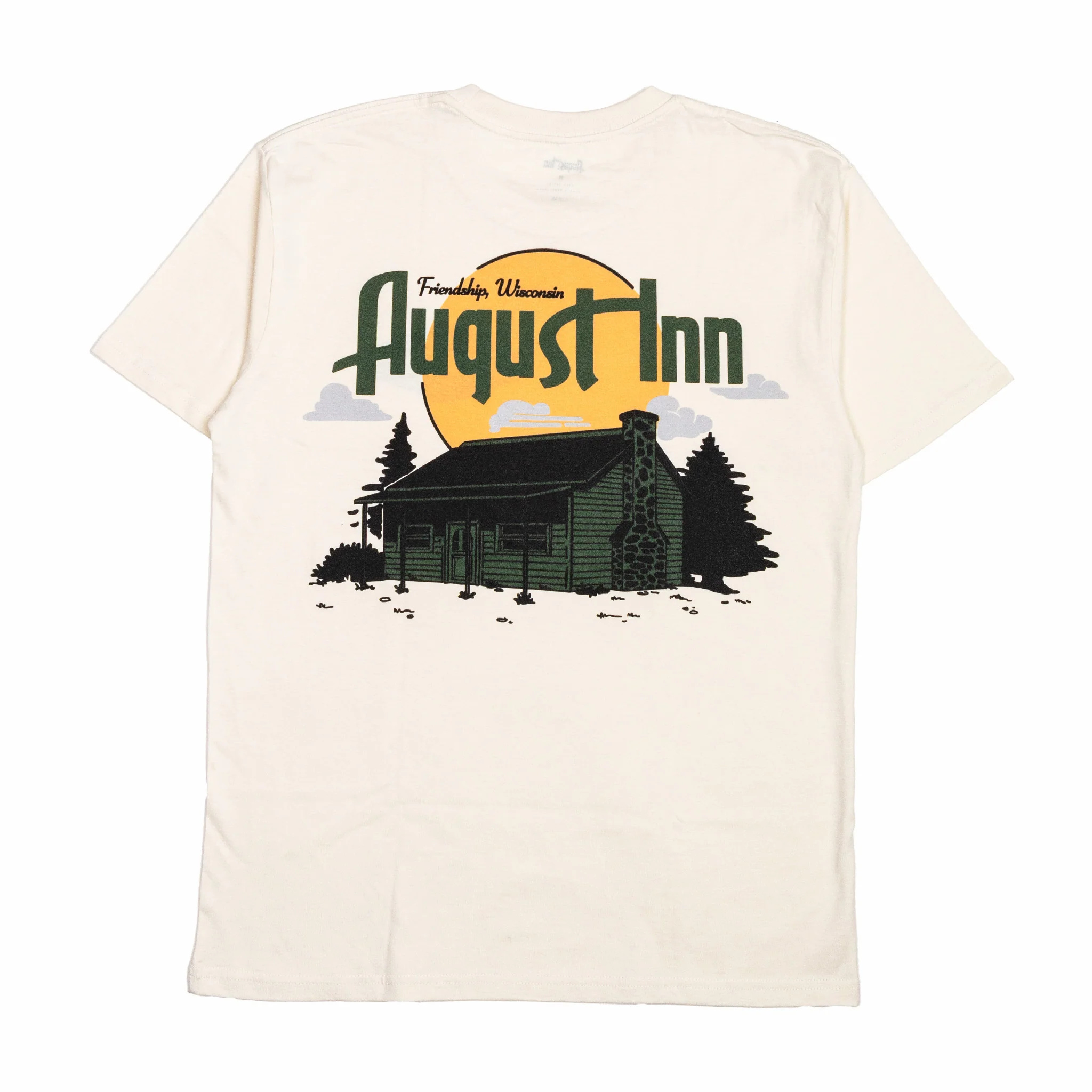 August Inn "Friendship" 5.3oz Midweight T-Shirt (Ecru)