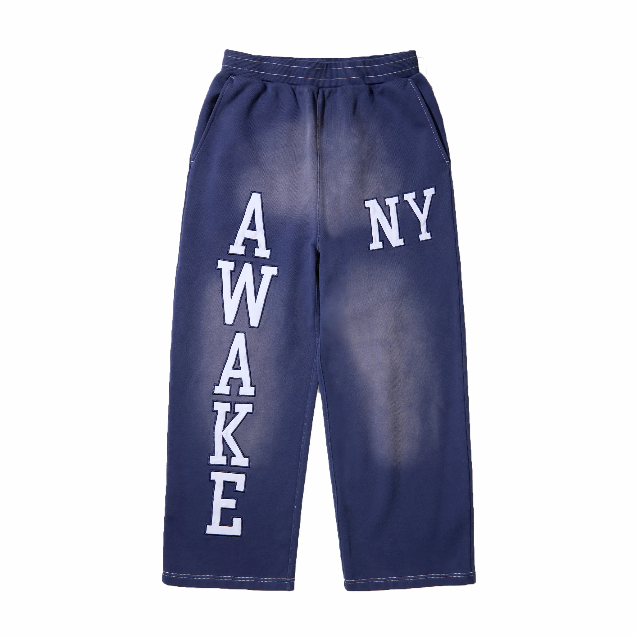 Awake NY Collegiate Open Hem Sweatpants (Navy)