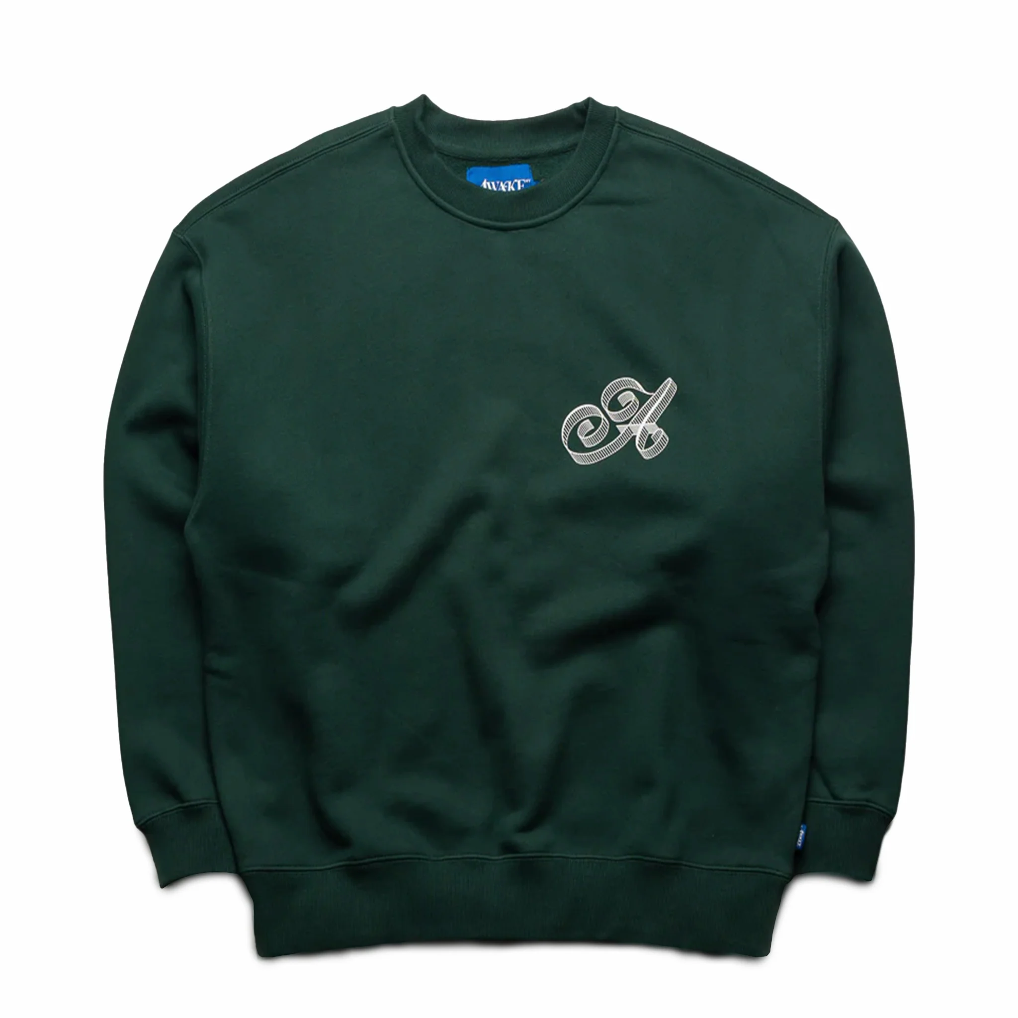 Awake NY Script Crewneck (Green)