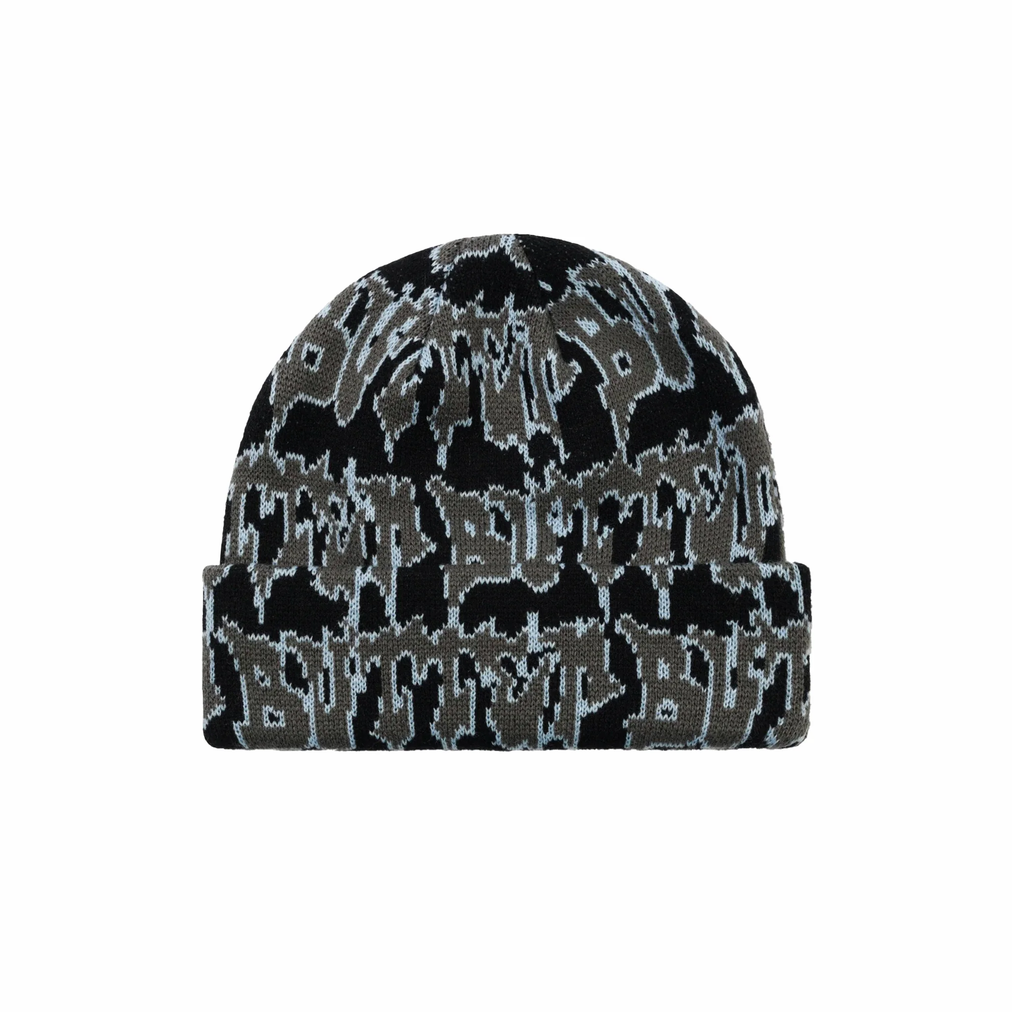Butter Goods Throw Beanie (Black/Grey)