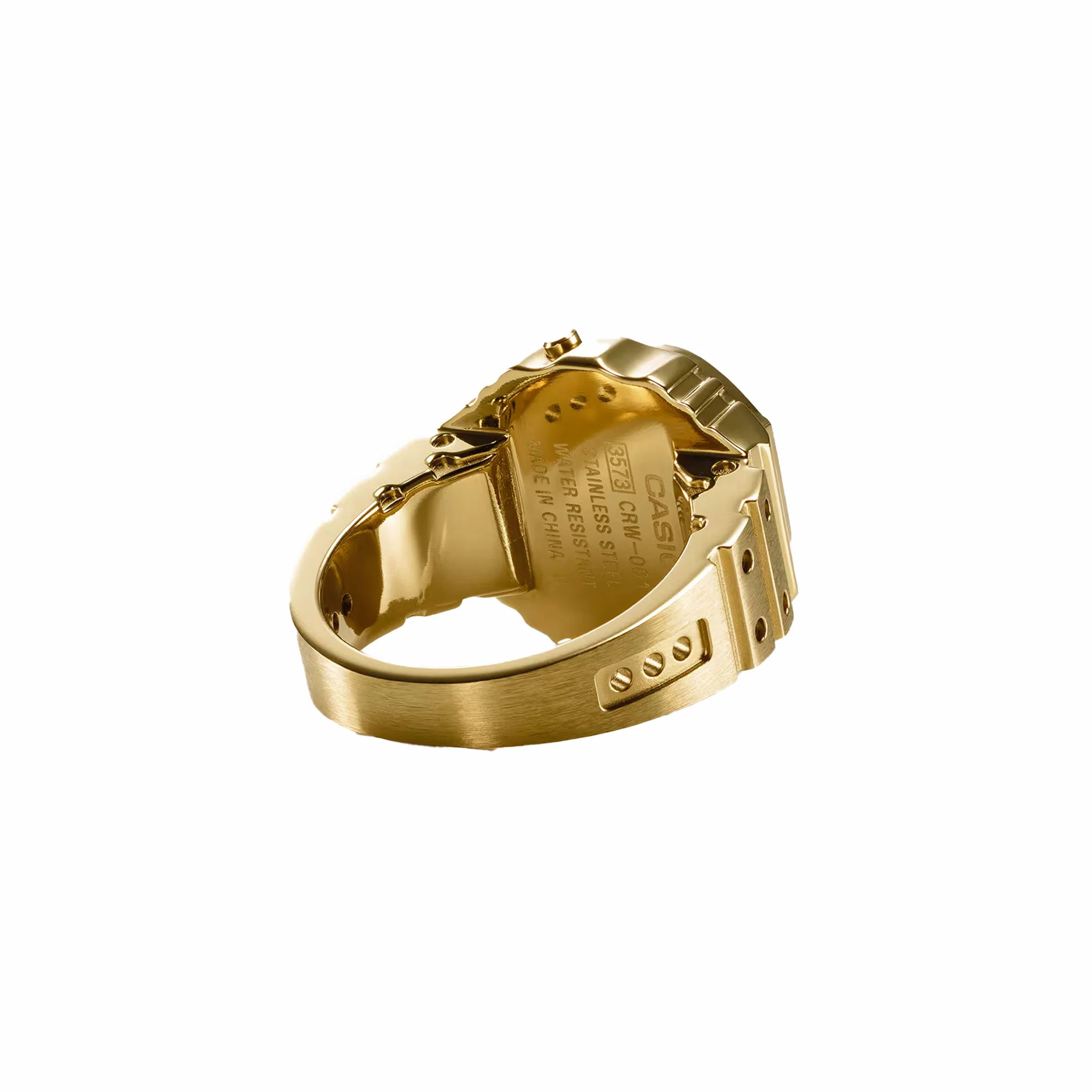 Casio Ring Watch - CRW001G-9 (Gold) - Image 2