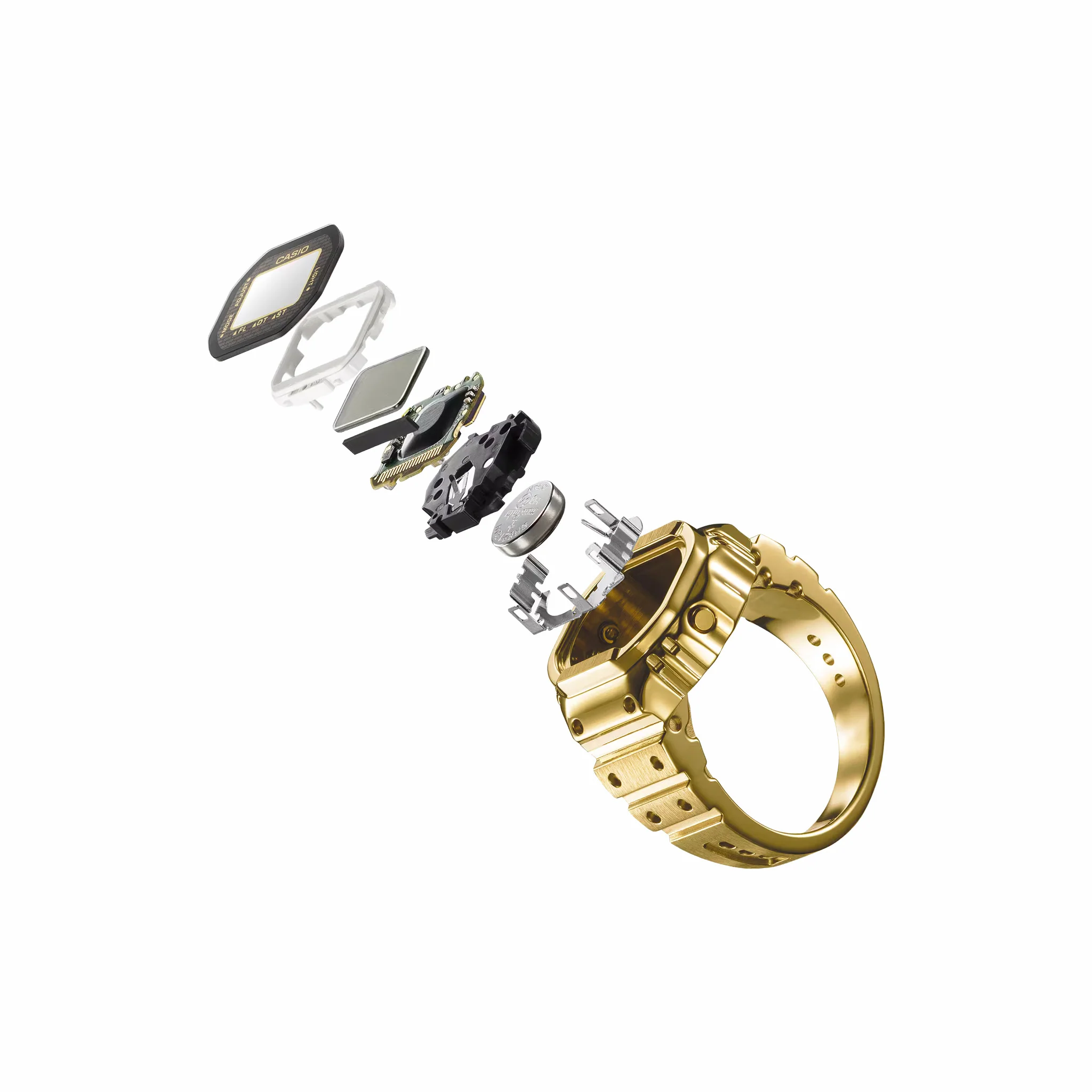 Casio Ring Watch x J Balvin Ring Watch (Gold) - Image 3