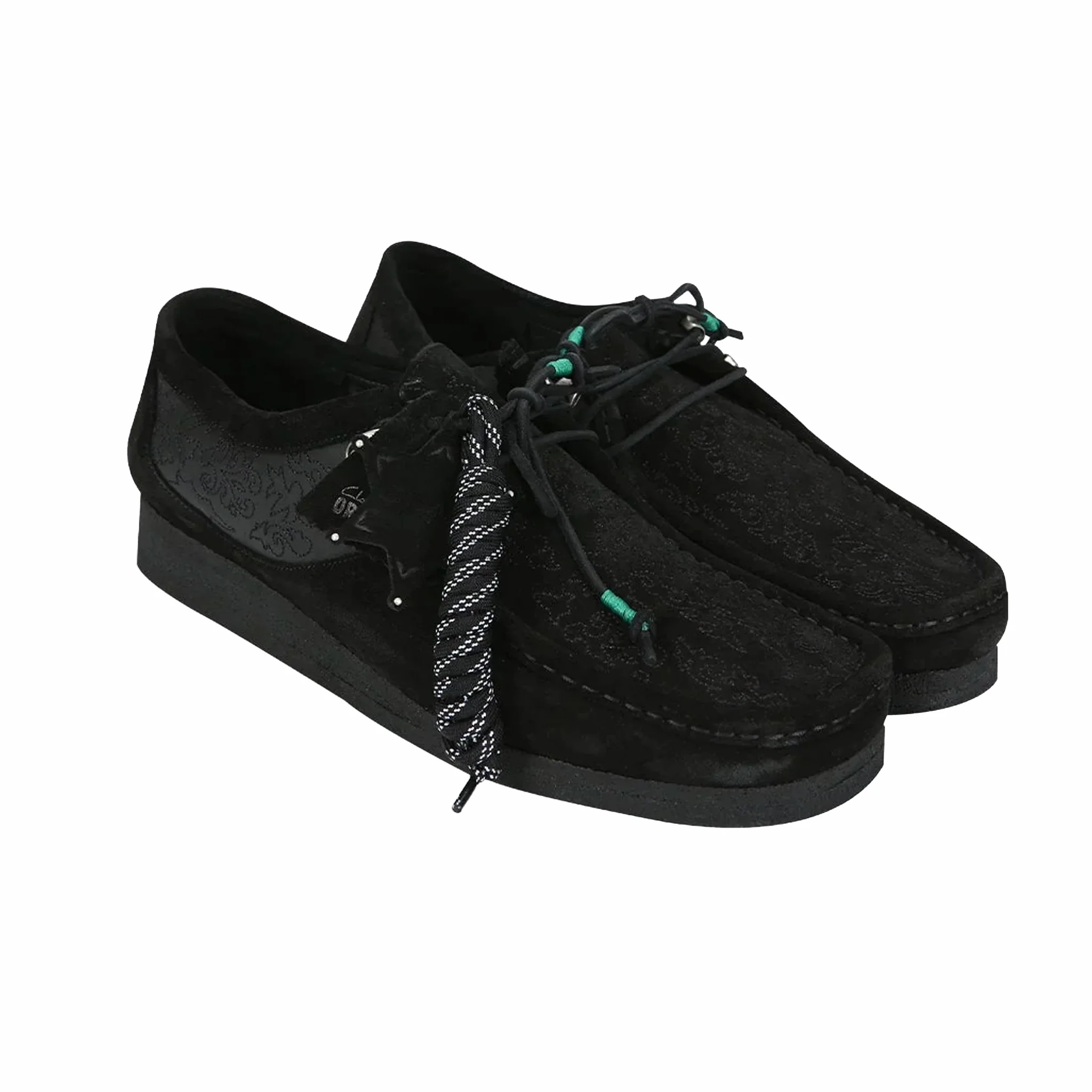 Clarks x Andersson Bell "ADSB" Wallabee Embroidery (Black) - Image 2