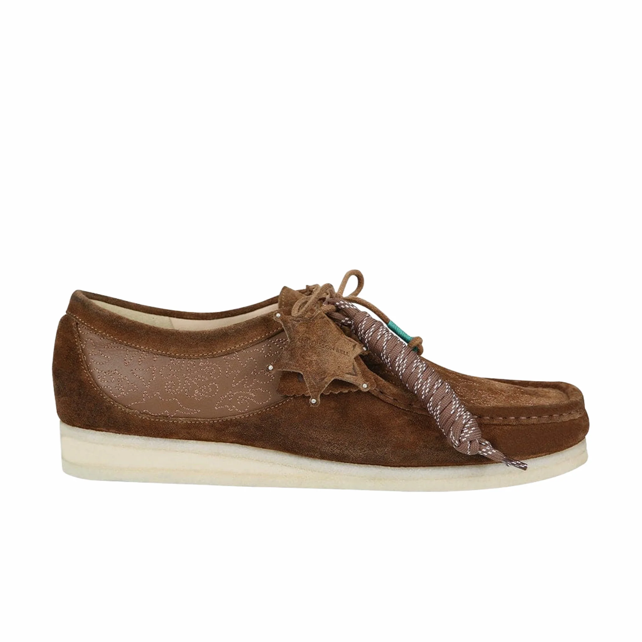 Clarks x Andersson Bell "ADSB" Wallabee Embroidery (Tan)