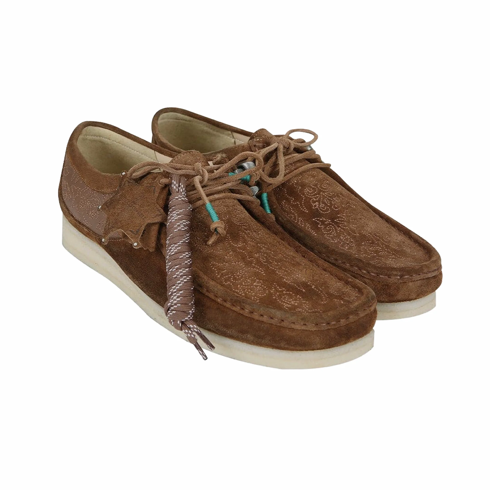 Clarks x Andersson Bell "ADSB" Wallabee Embroidery (Tan) - Image 2