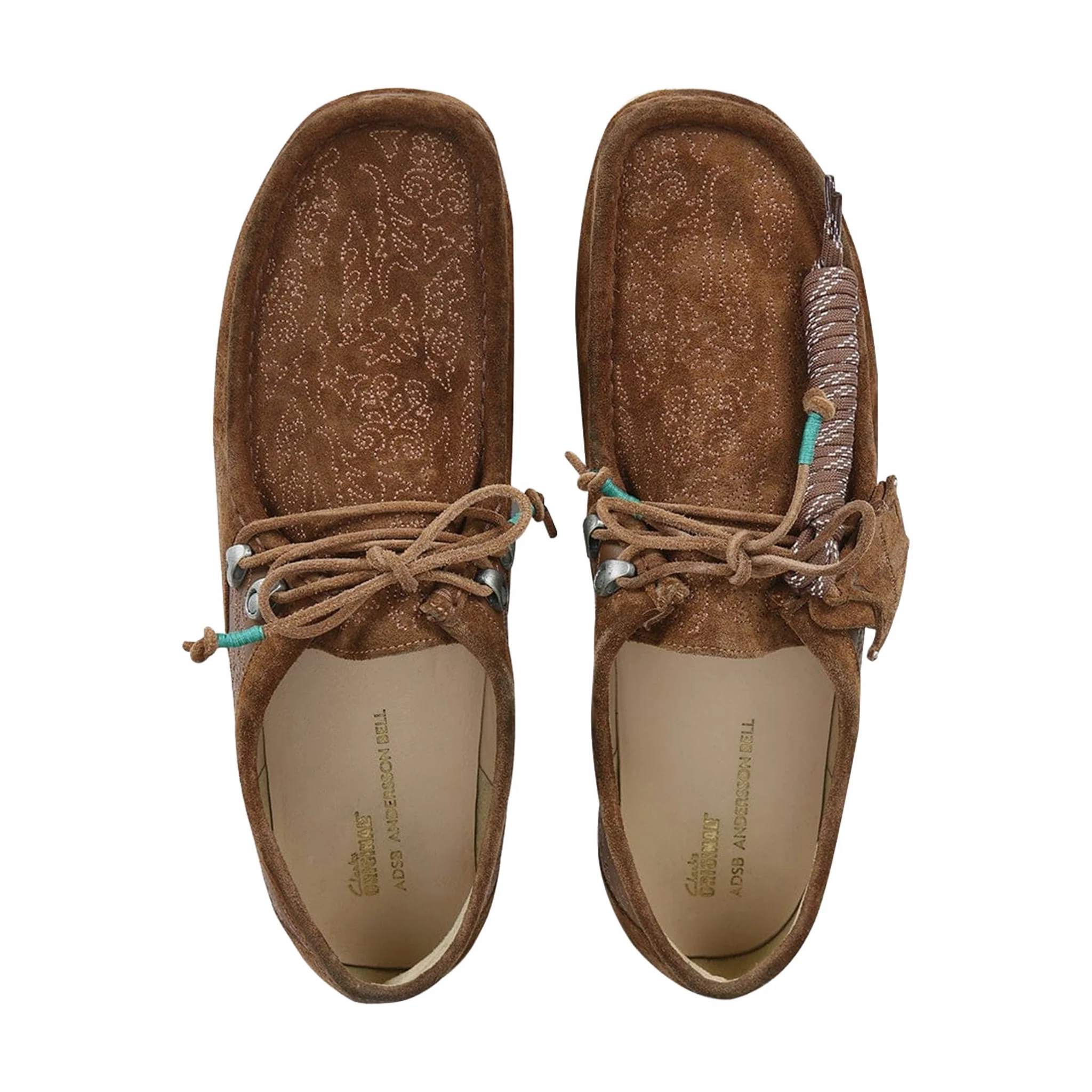 Clarks x Andersson Bell "ADSB" Wallabee Embroidery (Tan) - Image 3