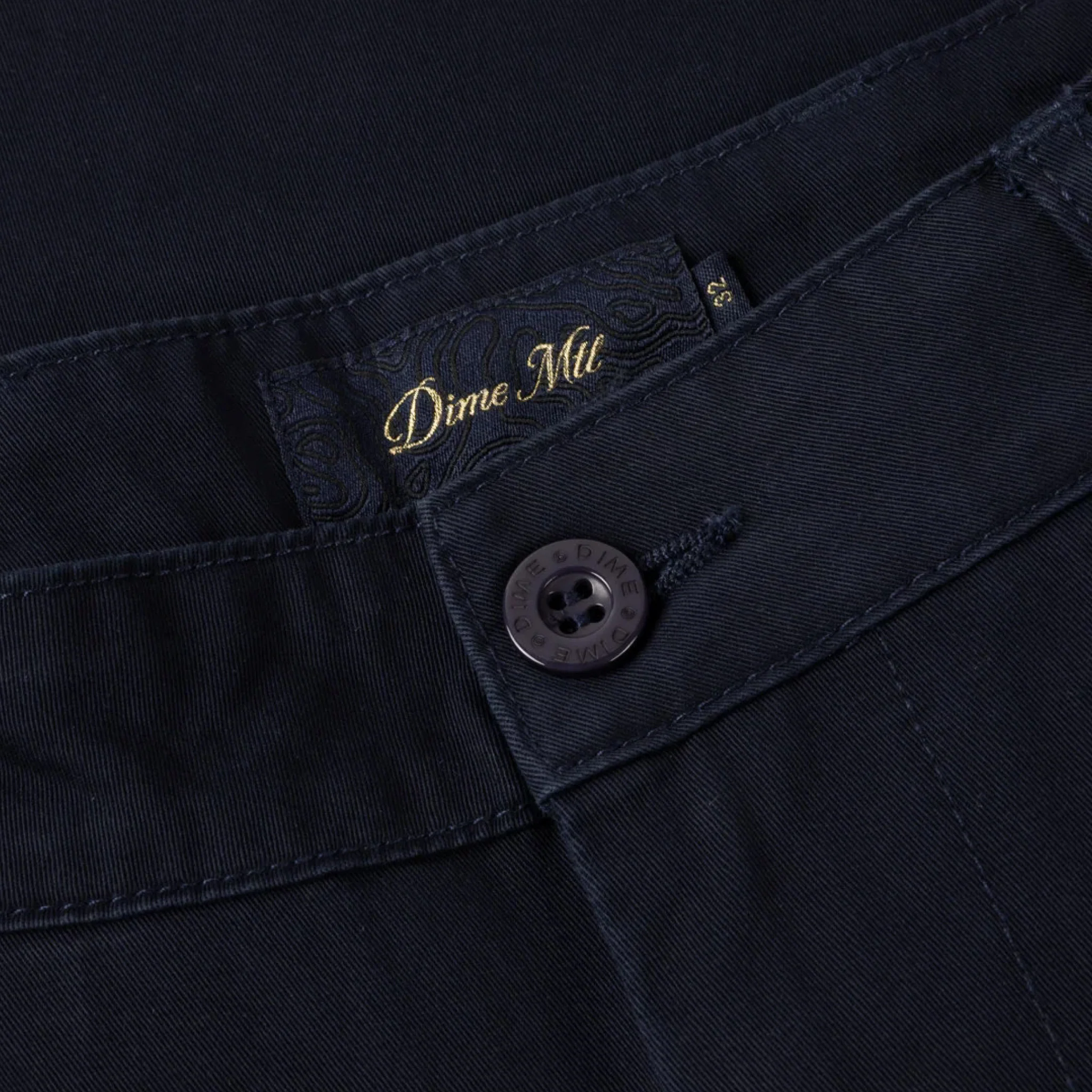 Dime Baggy Chino Pants (Navy) - Image 2