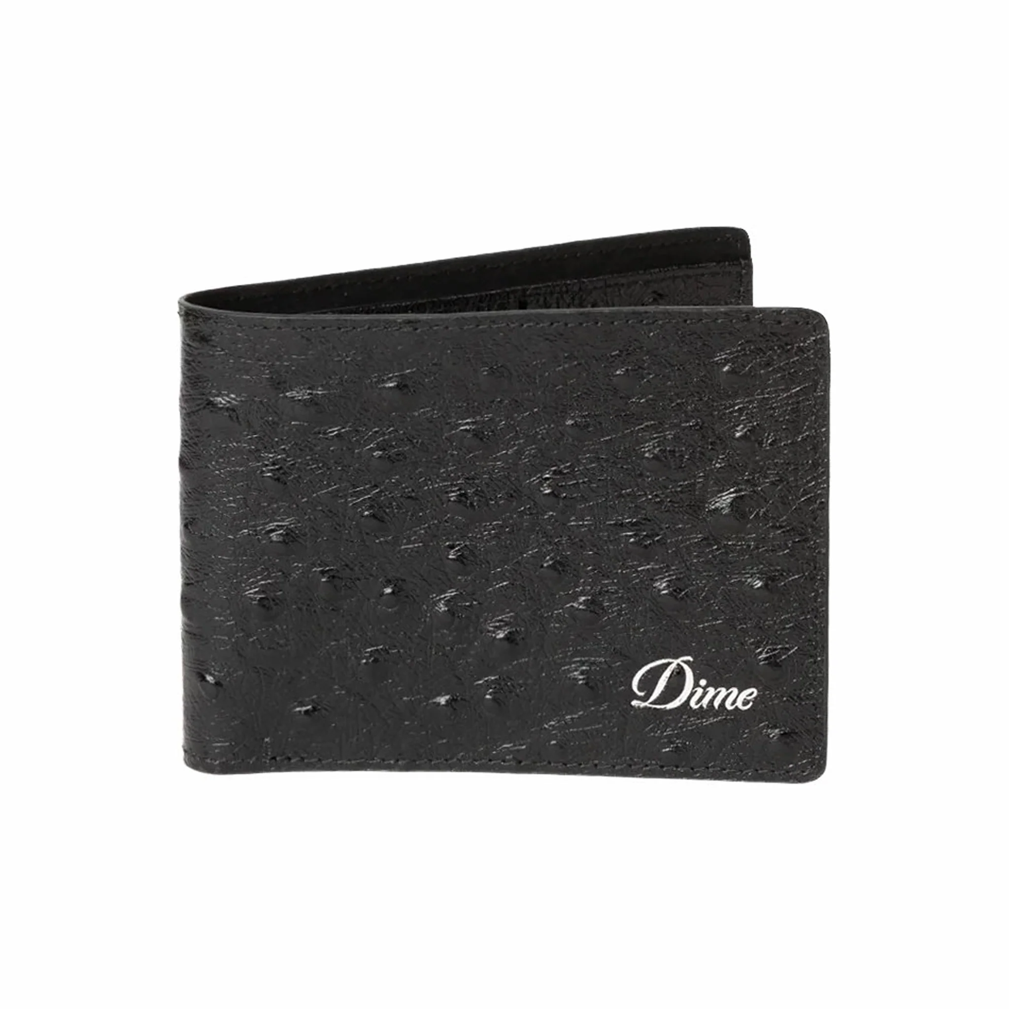 Dime Fauxstrich Wallet (Black)