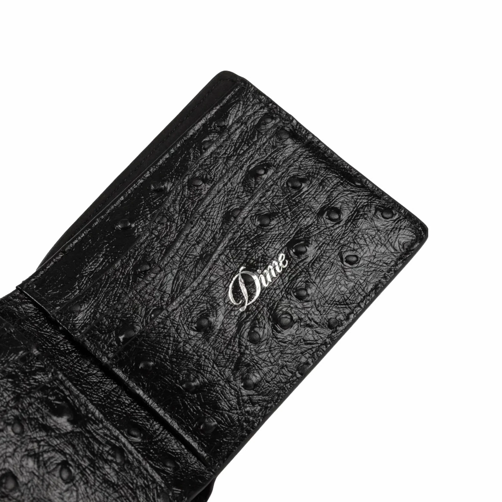 Dime Fauxstrich Wallet (Black) - Image 2