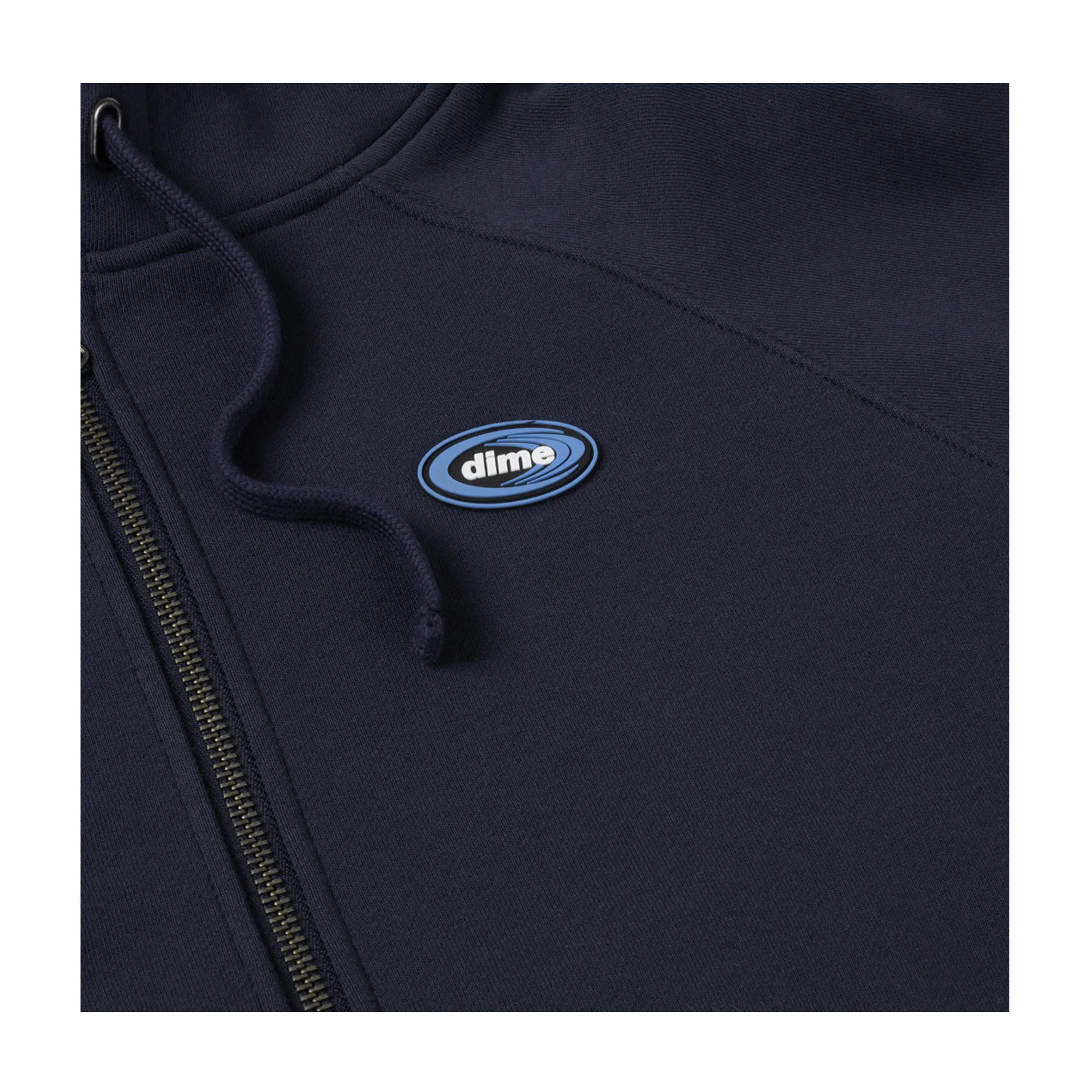 Dime Marathon Zip Hoodie (Navy) - Image 2