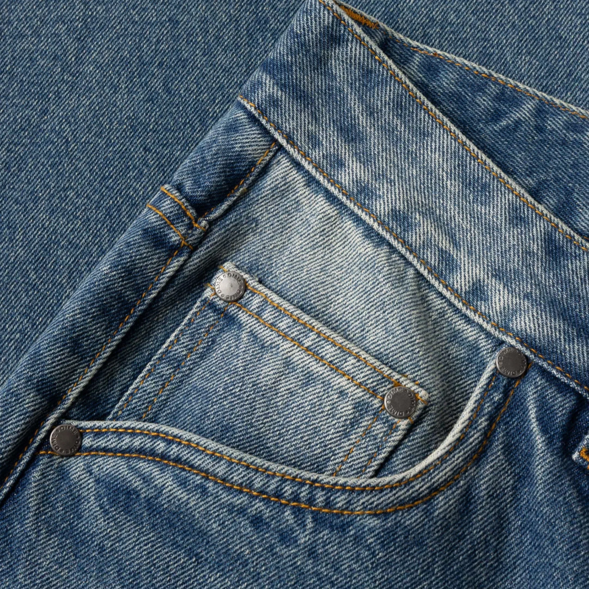 Dime Relaxed Denim Pants (Sandblasted Indigo) - Image 4