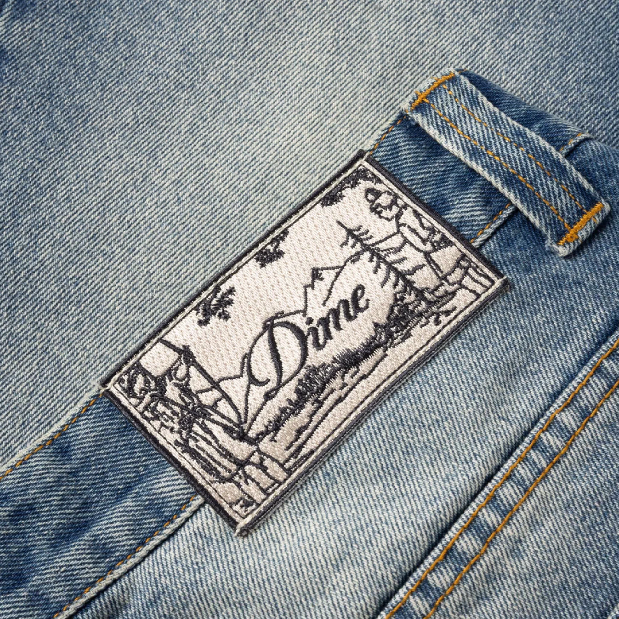 Dime Relaxed Denim Pants (Sandblasted Indigo) - Image 5