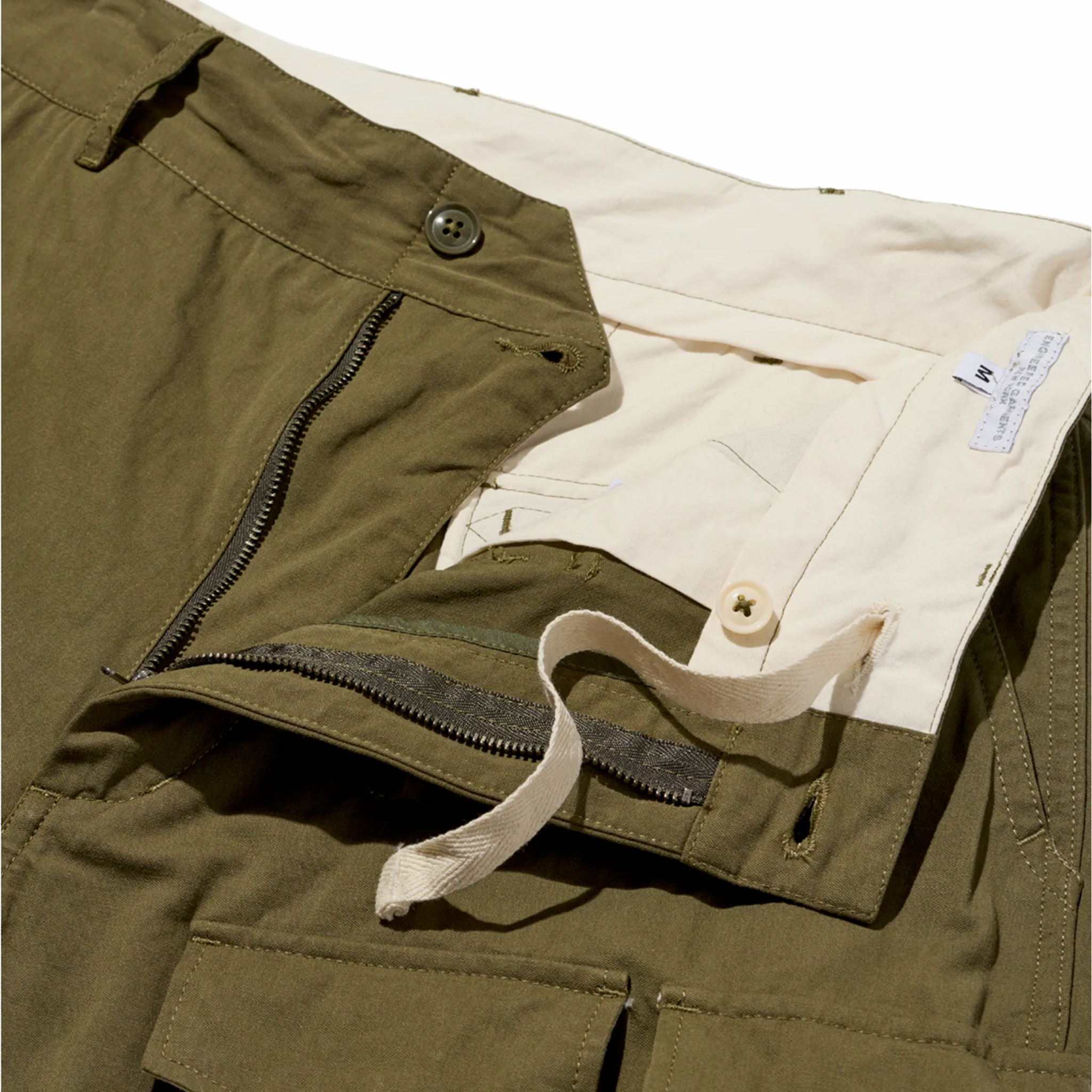 Engineered Garments FA Pant - Cotton Sanded Cloth (Olive) - Image 4