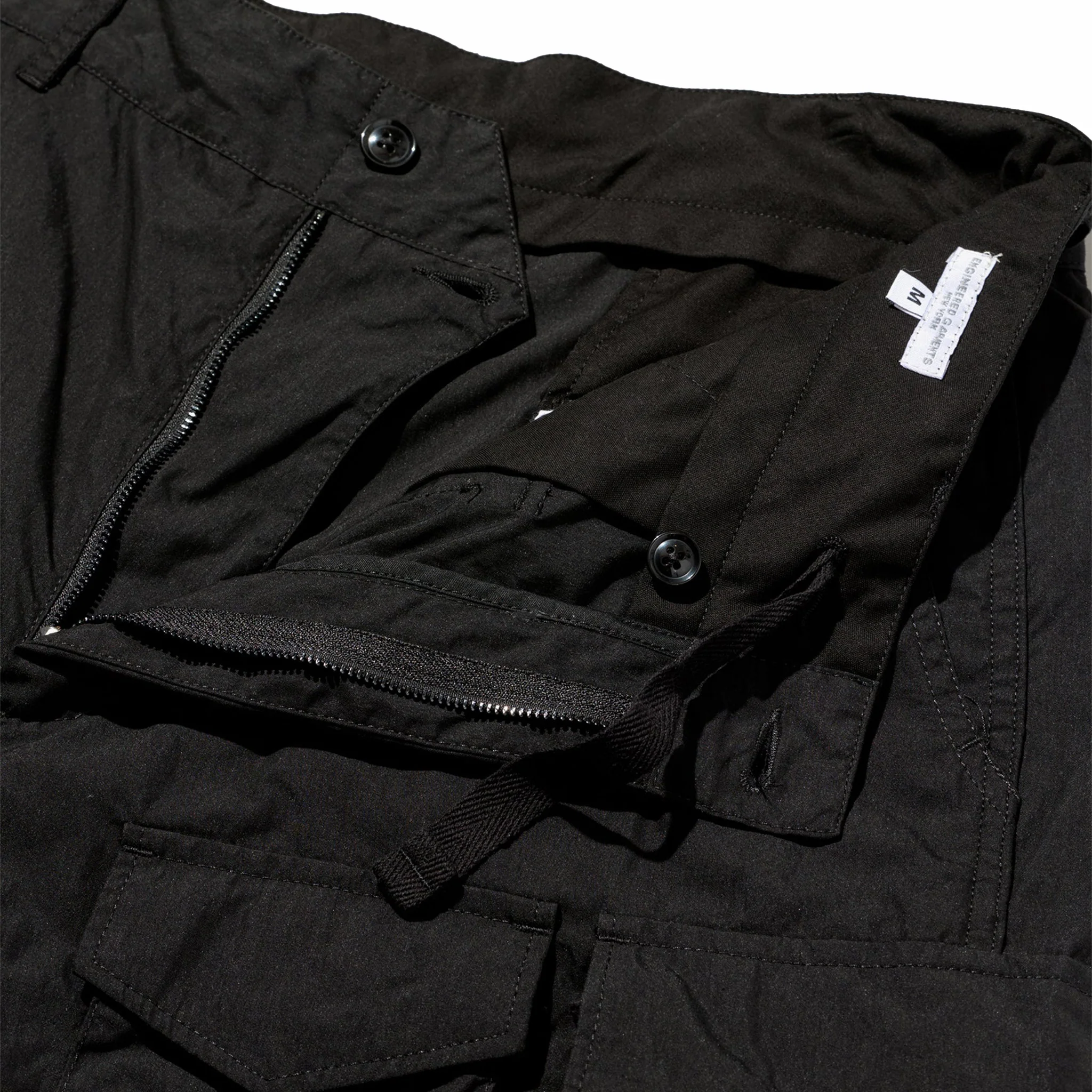 Engineered Garments FA Pant - Lt. Weight Nyco Poplin (Black) - Image 3