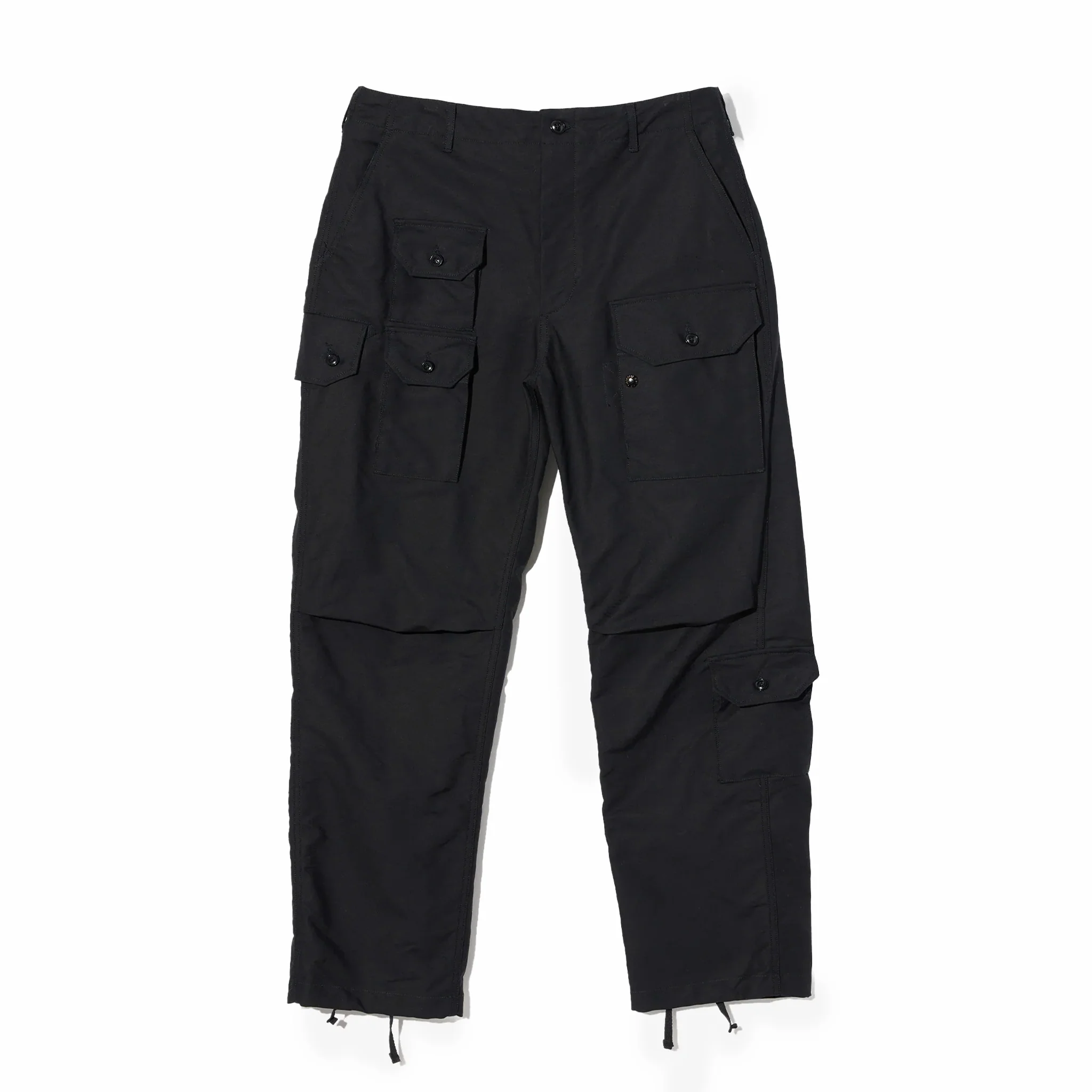 Engineered Garments Flight Pant - Cotton Double Cloth (Black)