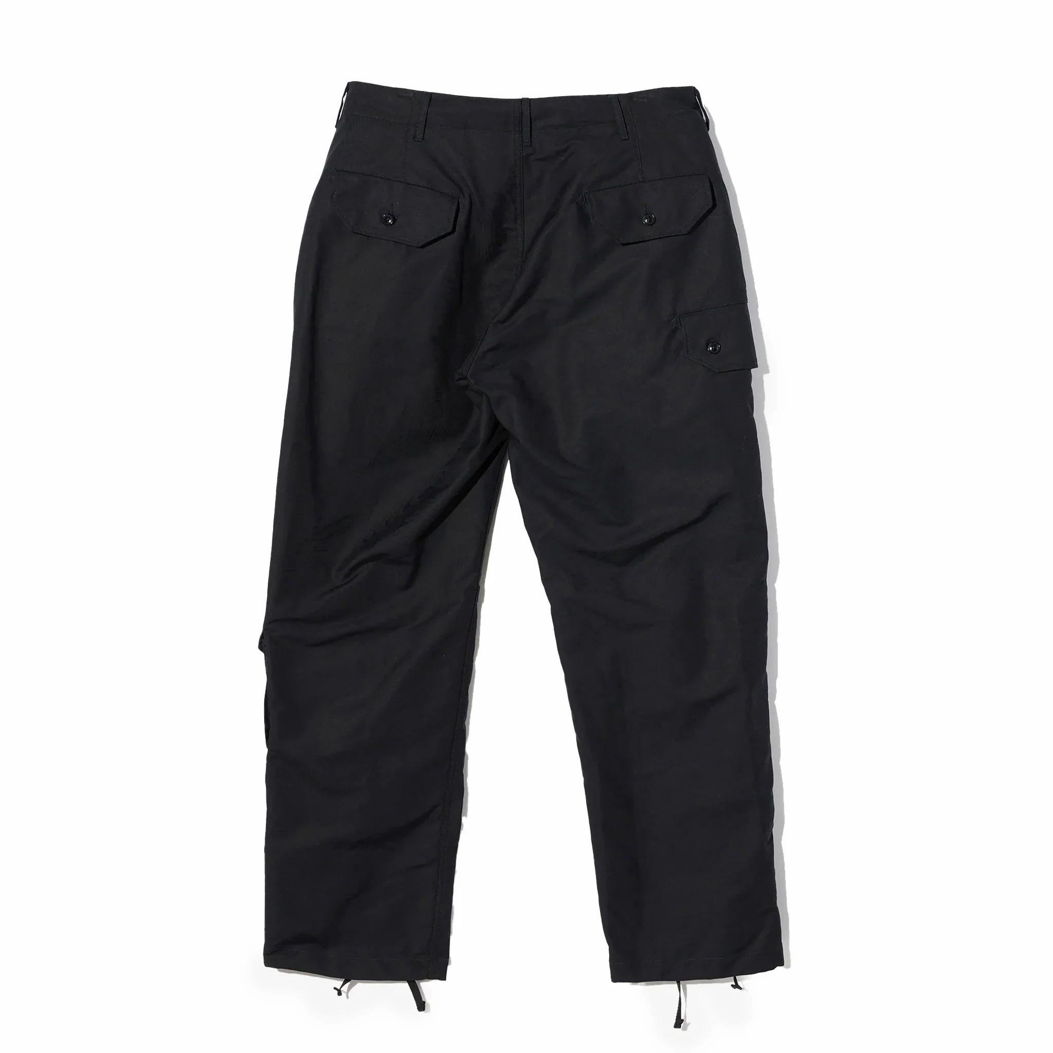 Engineered Garments Flight Pant - Cotton Double Cloth (Black) - Image 2