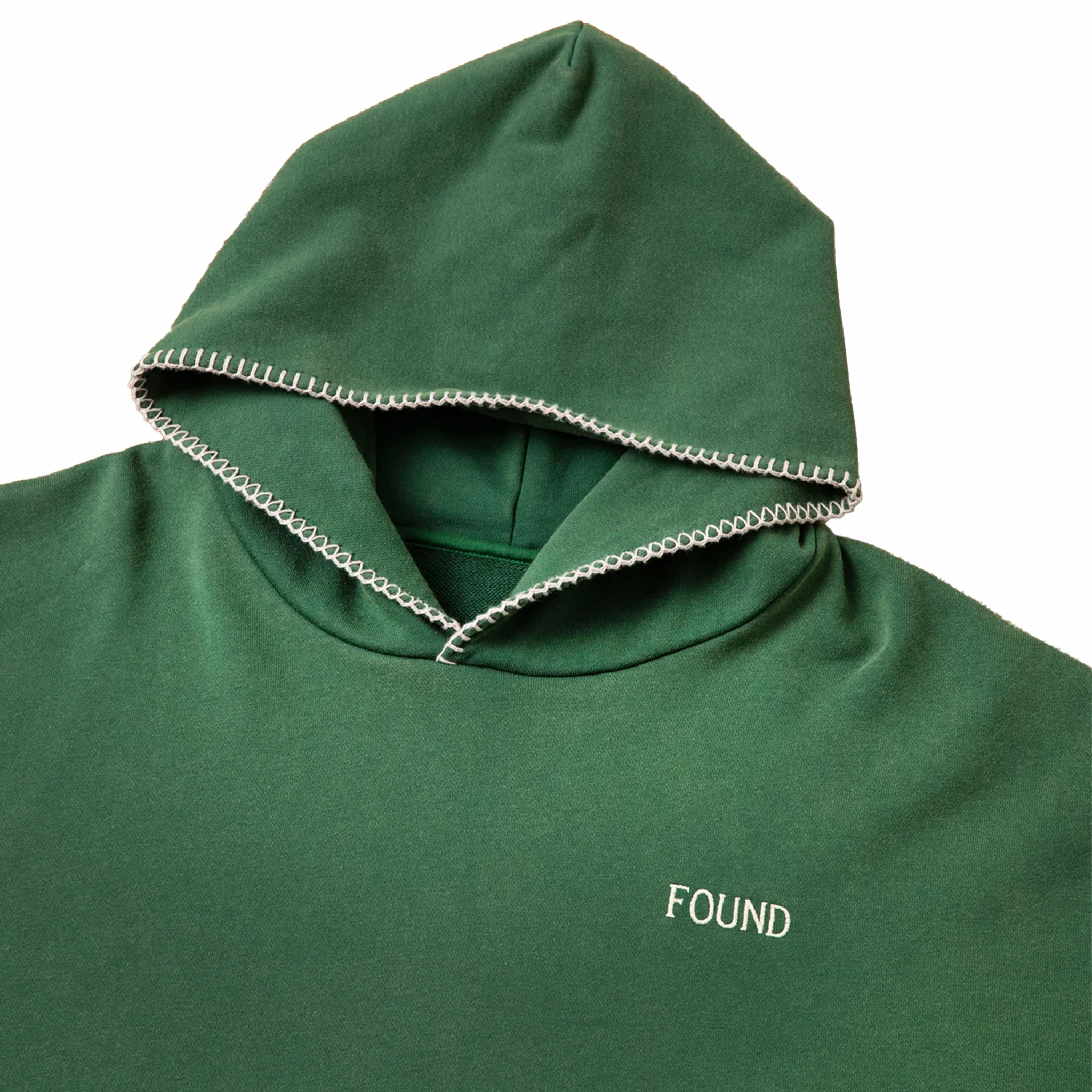 Found Stitched Border Hoodie (Vintage Forest) - Image 3