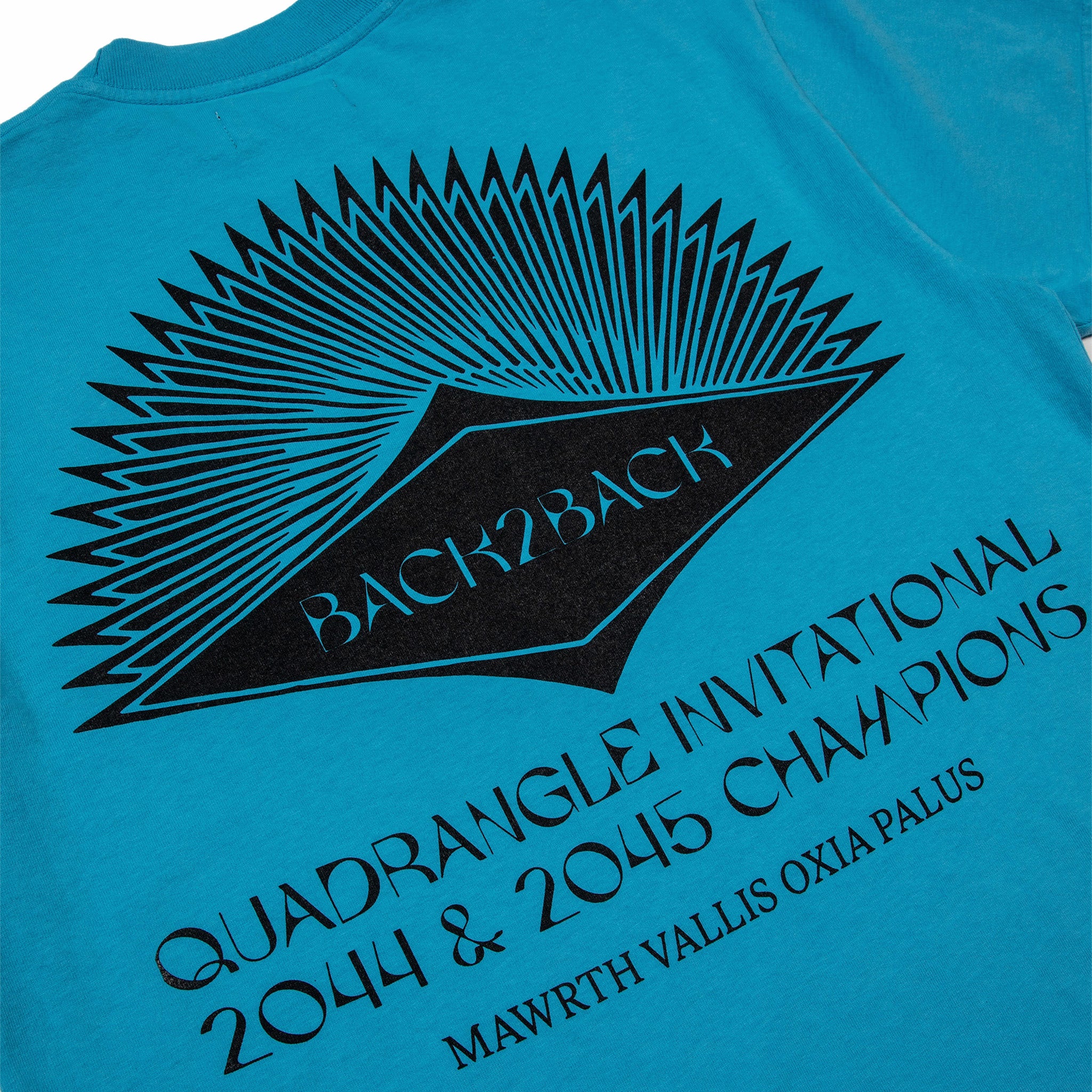 Franchise Back2Back2TheFuture Tee (Faded Blue) - Image 4