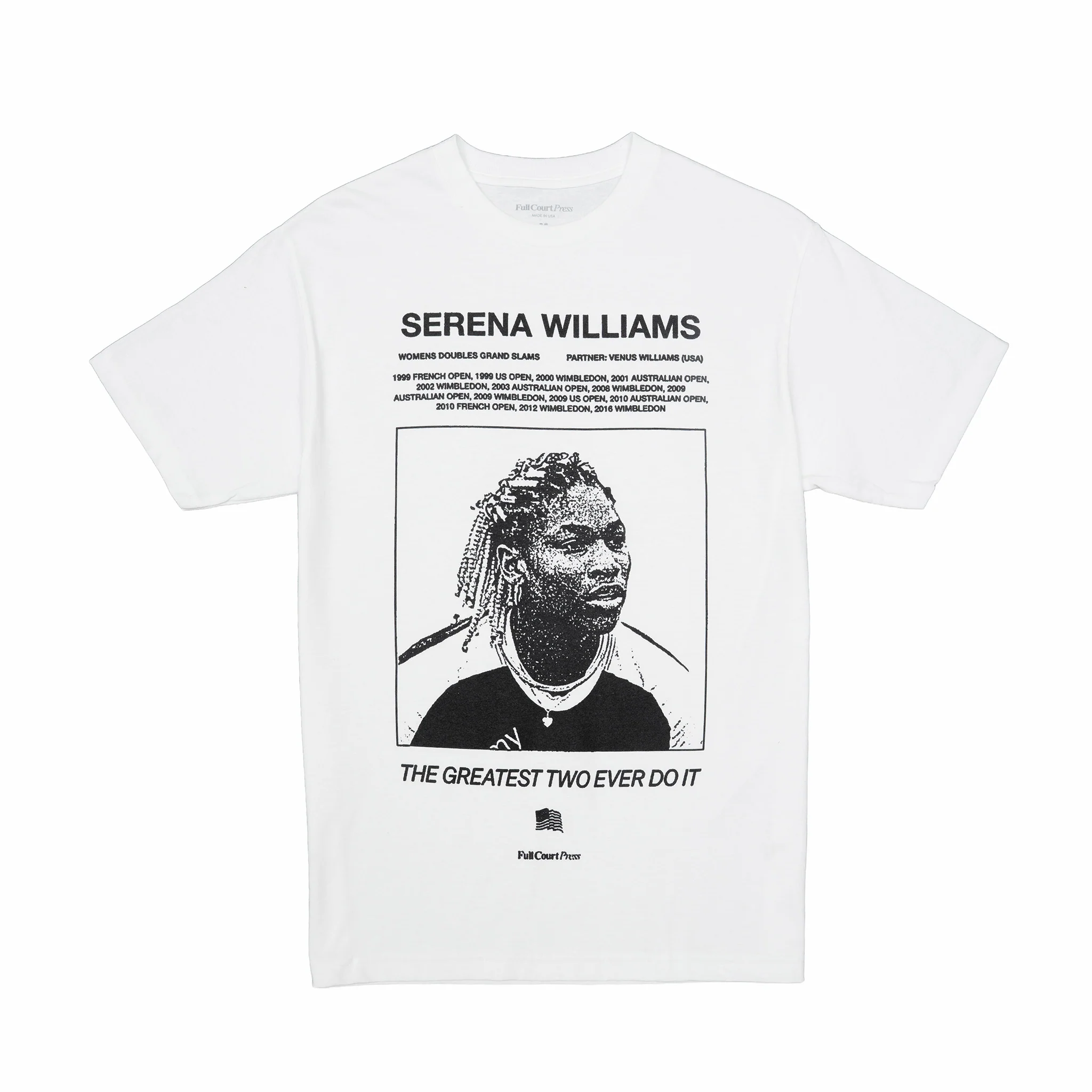 Full Court Press Williams Sisters T-Shirt (White)