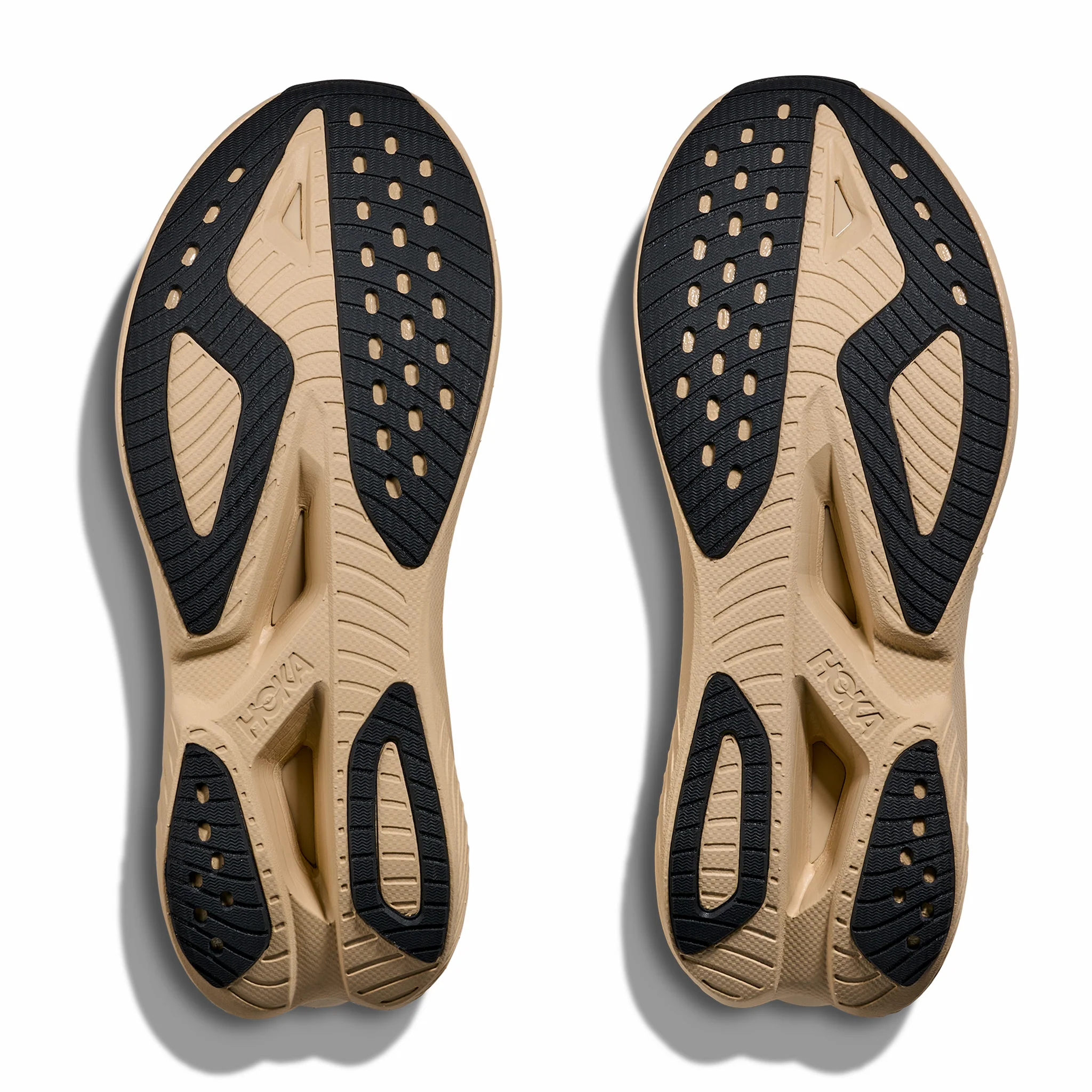 Hoka Men's Mach x Caged (Cream/Split Pea) - Image 4