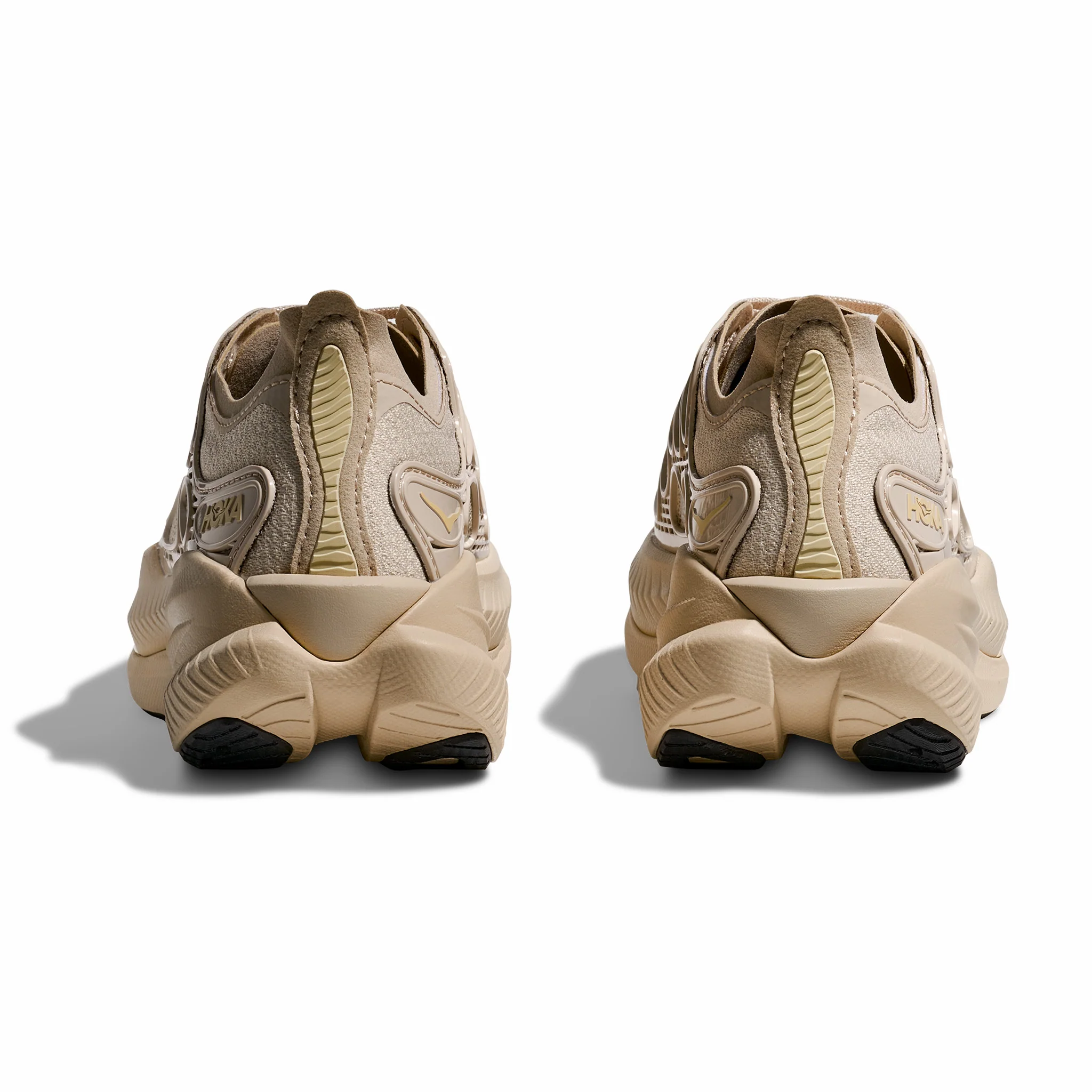Hoka Men's Mach x Caged (Cream/Split Pea) - Image 5