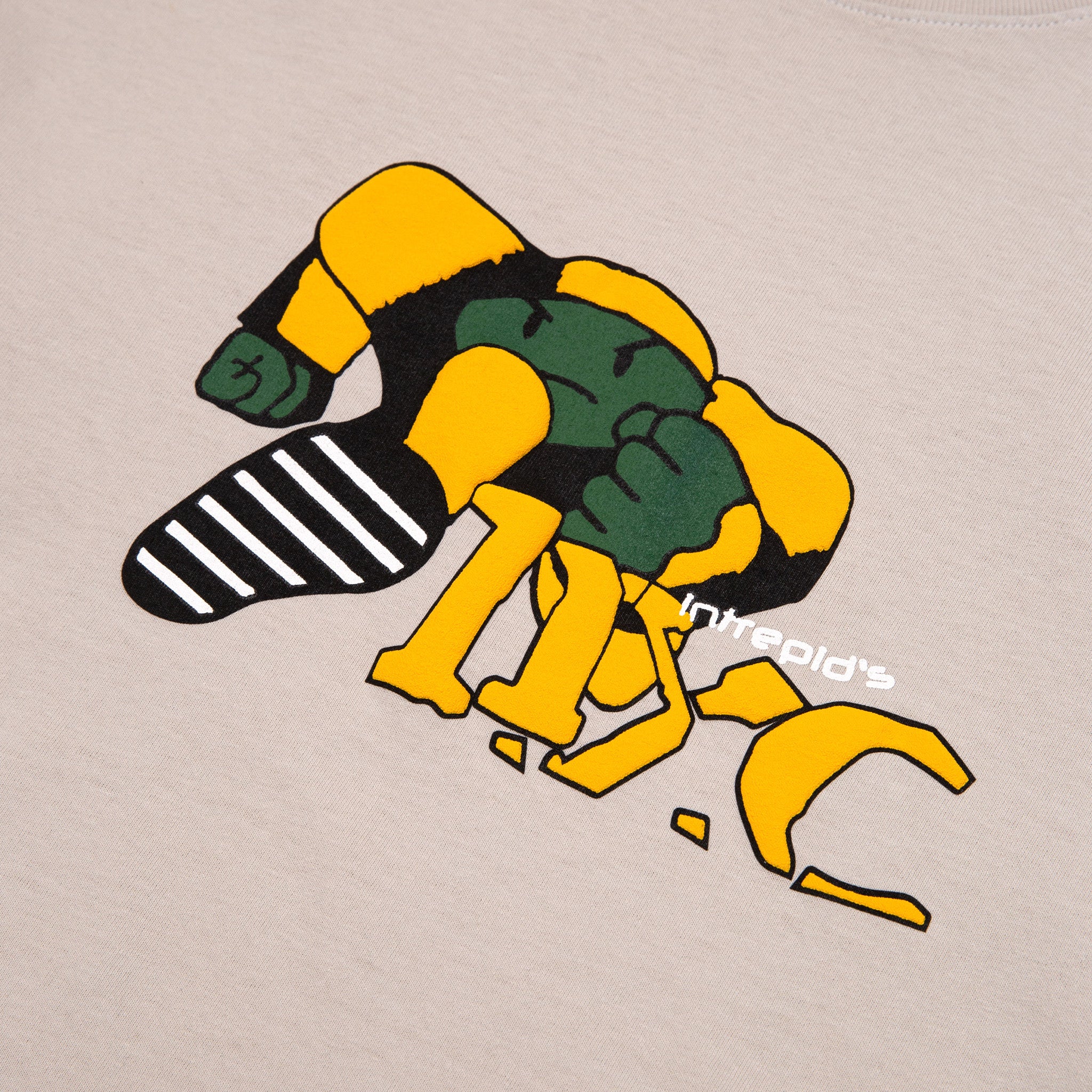 INTREPID New York Run Di World L/S T-Shirt (Sand) - Image 3