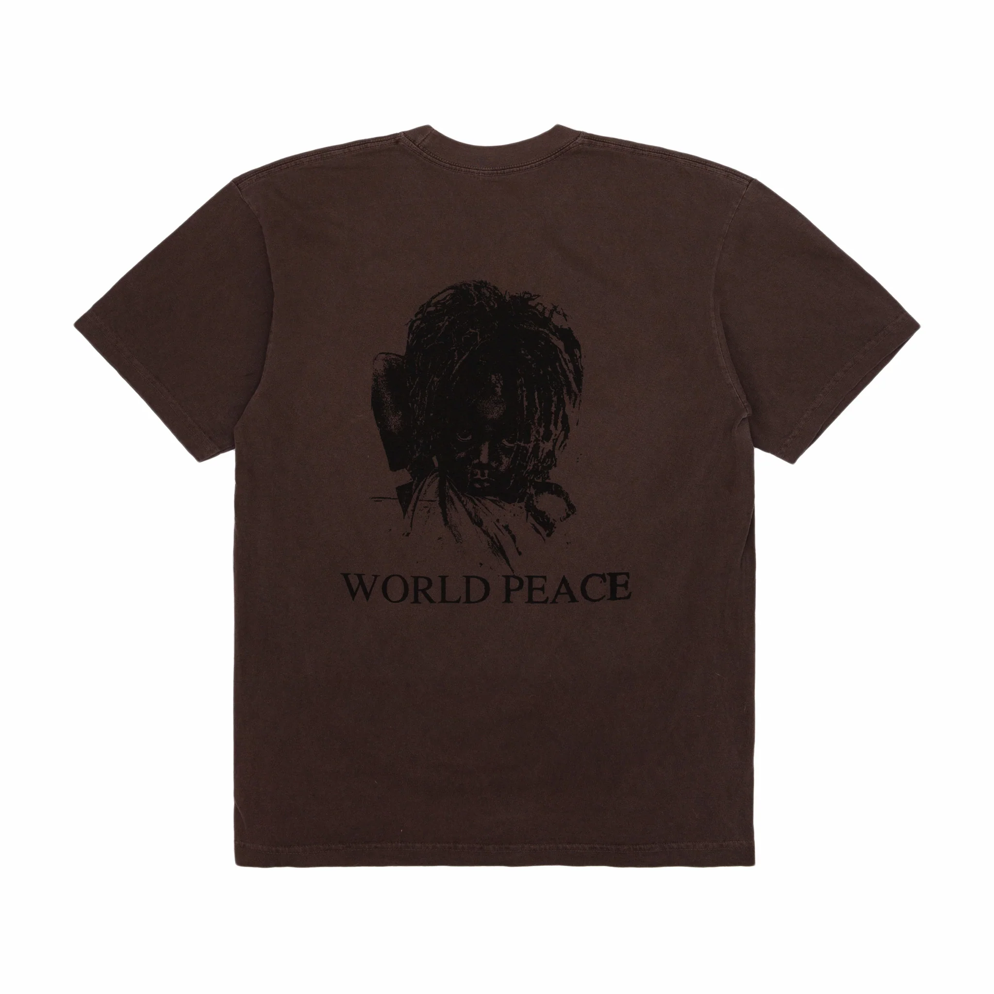 INTREPID New York World Peace T-Shirt (Washed Brown) - Image 2