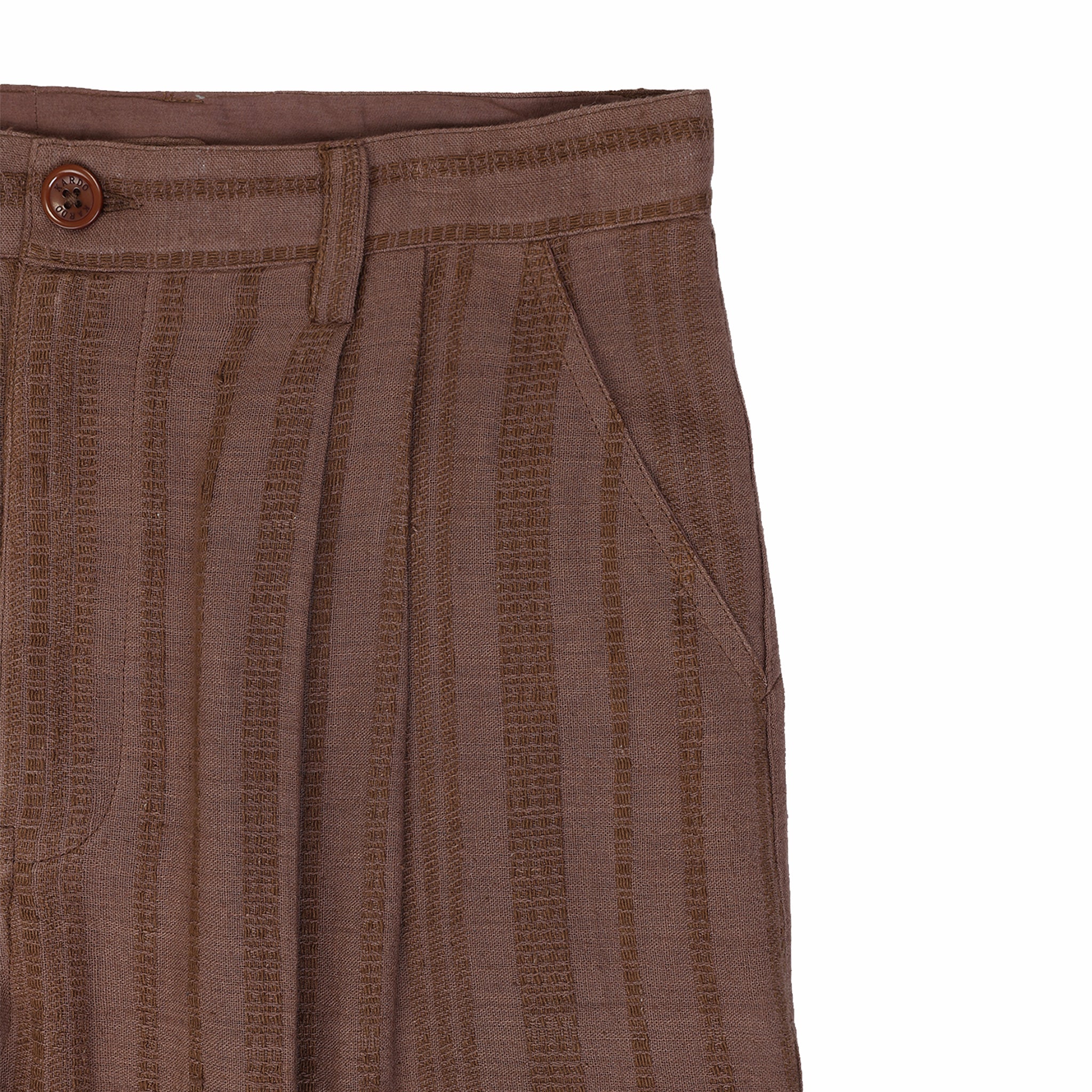 Kardo Antonio Extra Weft Trousers (Ganache) - Image 2