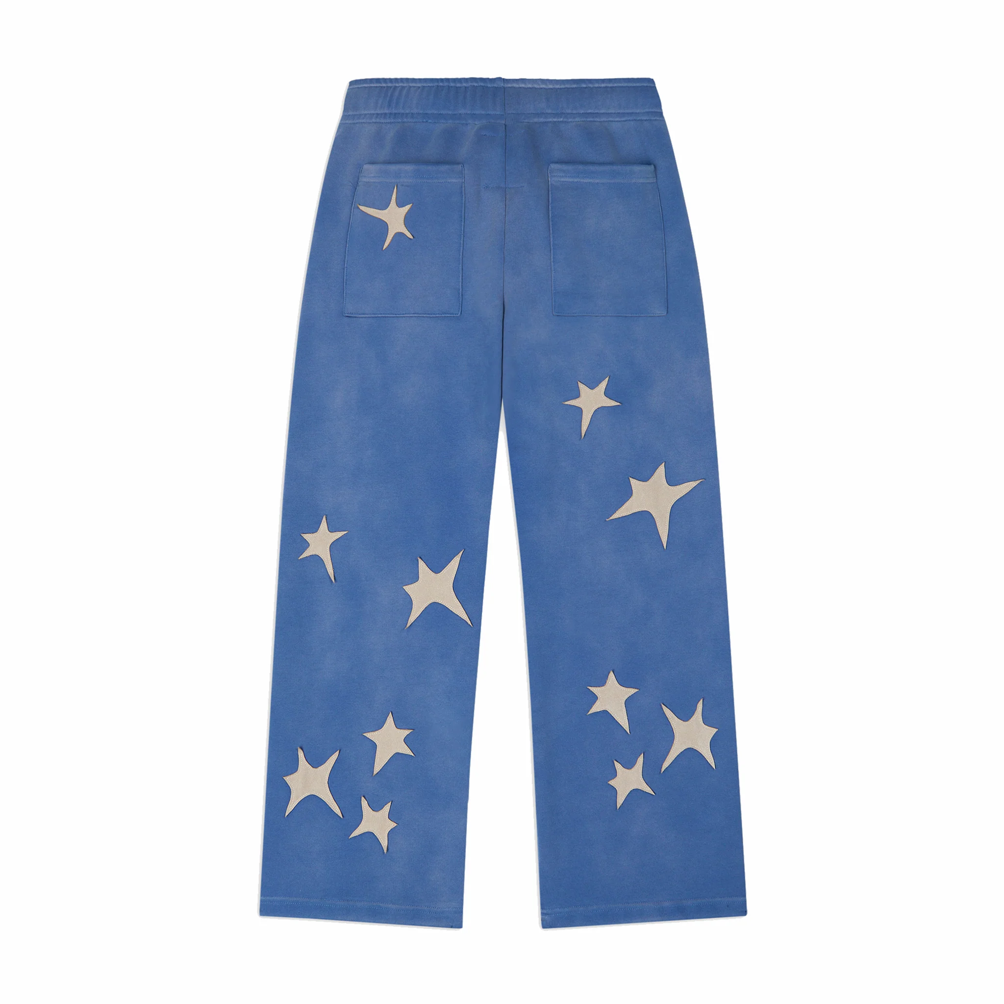 Kidsuper Stars Patchwork Sweatpants (Blue) - Image 2