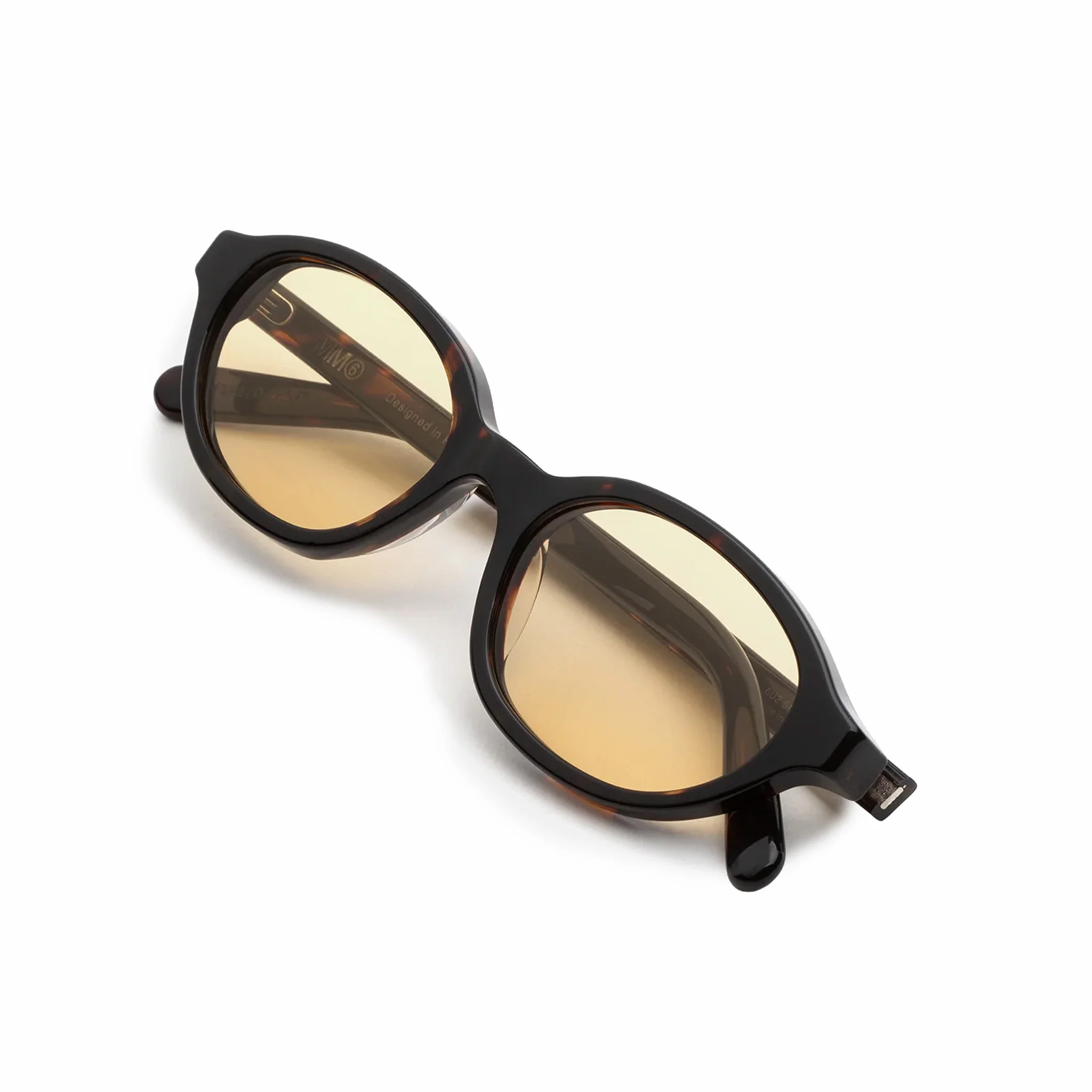 MM6 Maison Margiela 6U2 Lunettes 2 Sunglasses (Havana) - Image 2