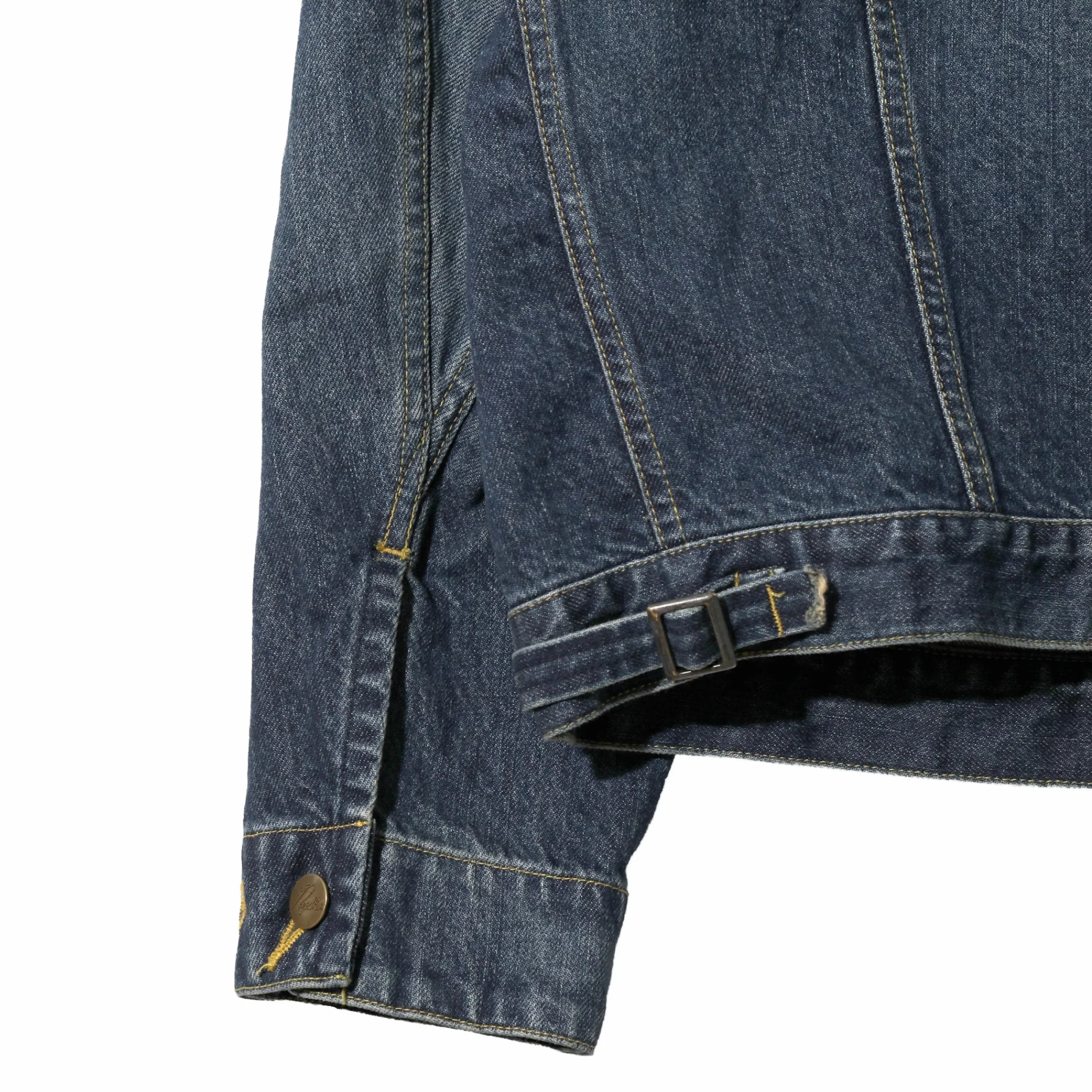 Needles Papillon Emb. Jean Jacket - 12oz Denim (Indigo) - Image 5