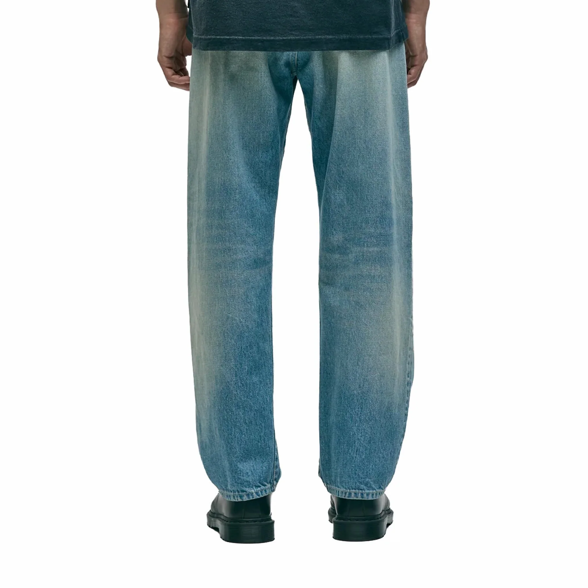 Neighborhood x OOTD . Washed DP Basic Denim Pants (Indigo) - Image 7