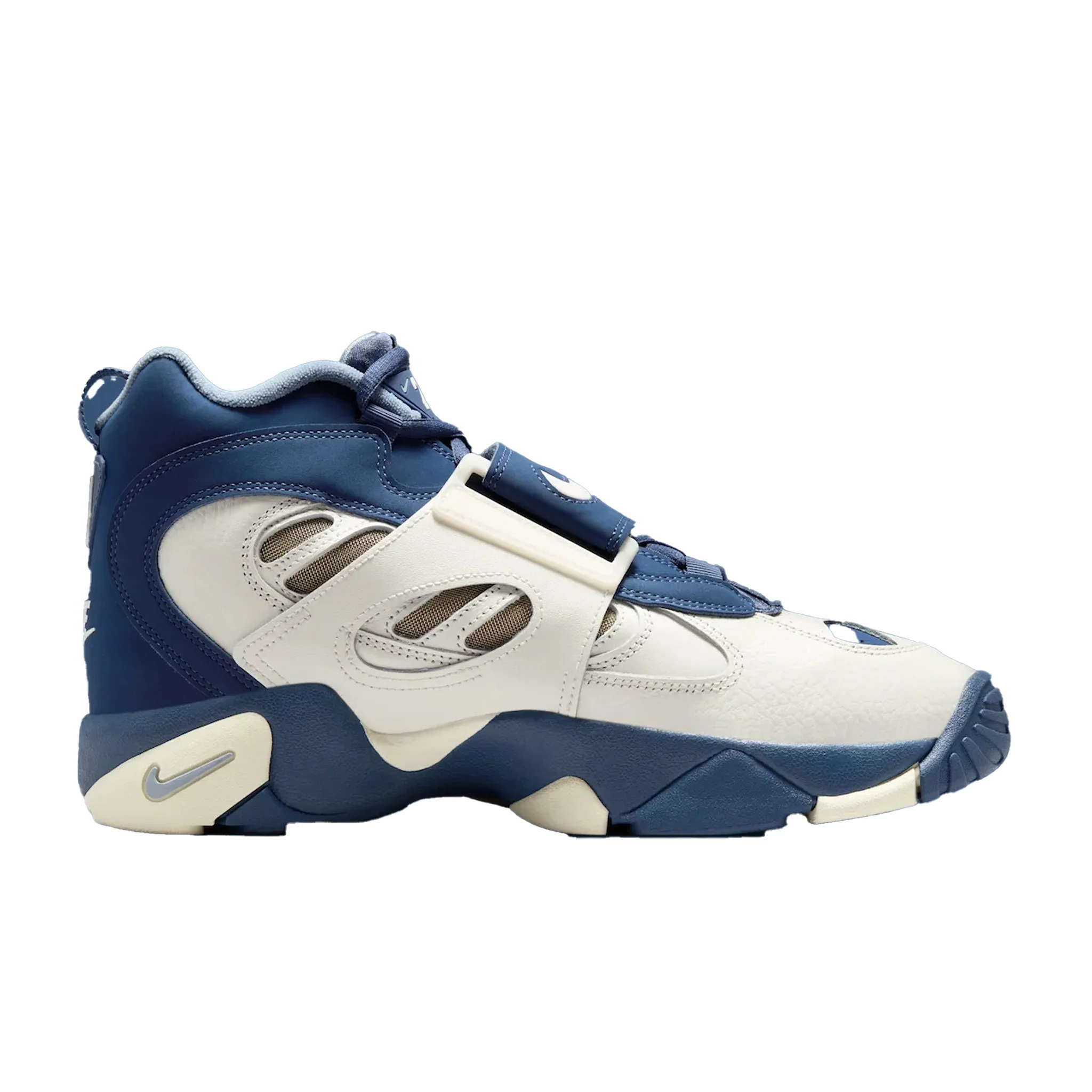 Nike Men's Air Diamond Turf 2 "Royals" (Sail/Mystic Navy-Blue Grey)