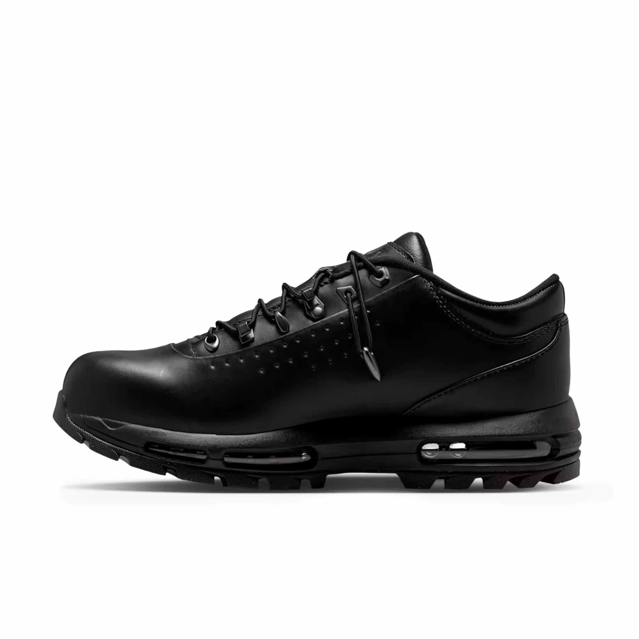 Nike Men's Air Max Goadome Low (Black/Metallic Silver) - Image 4