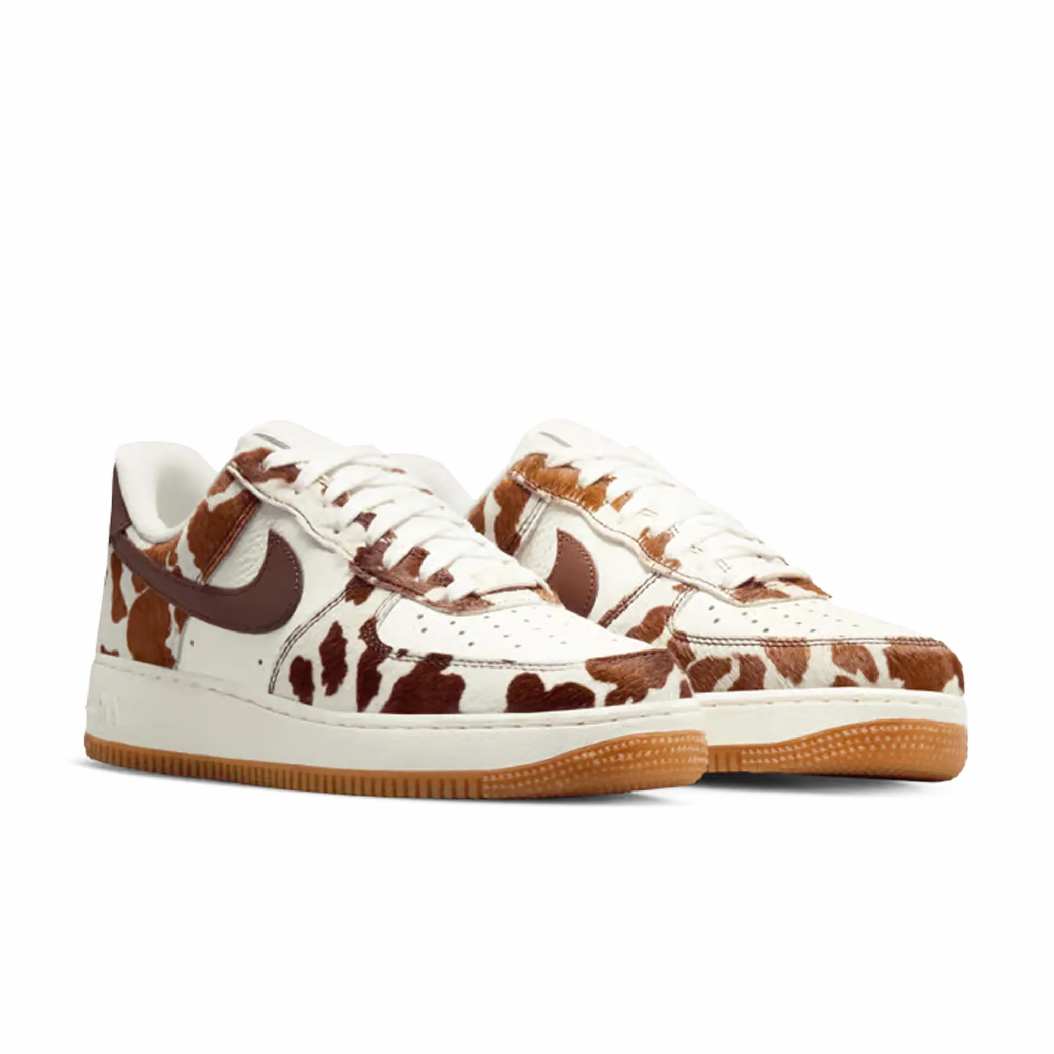 Nike Women's Air Force 1 Low "Cow Print" (Field Brown/Sail-Field Brown) - Image 2