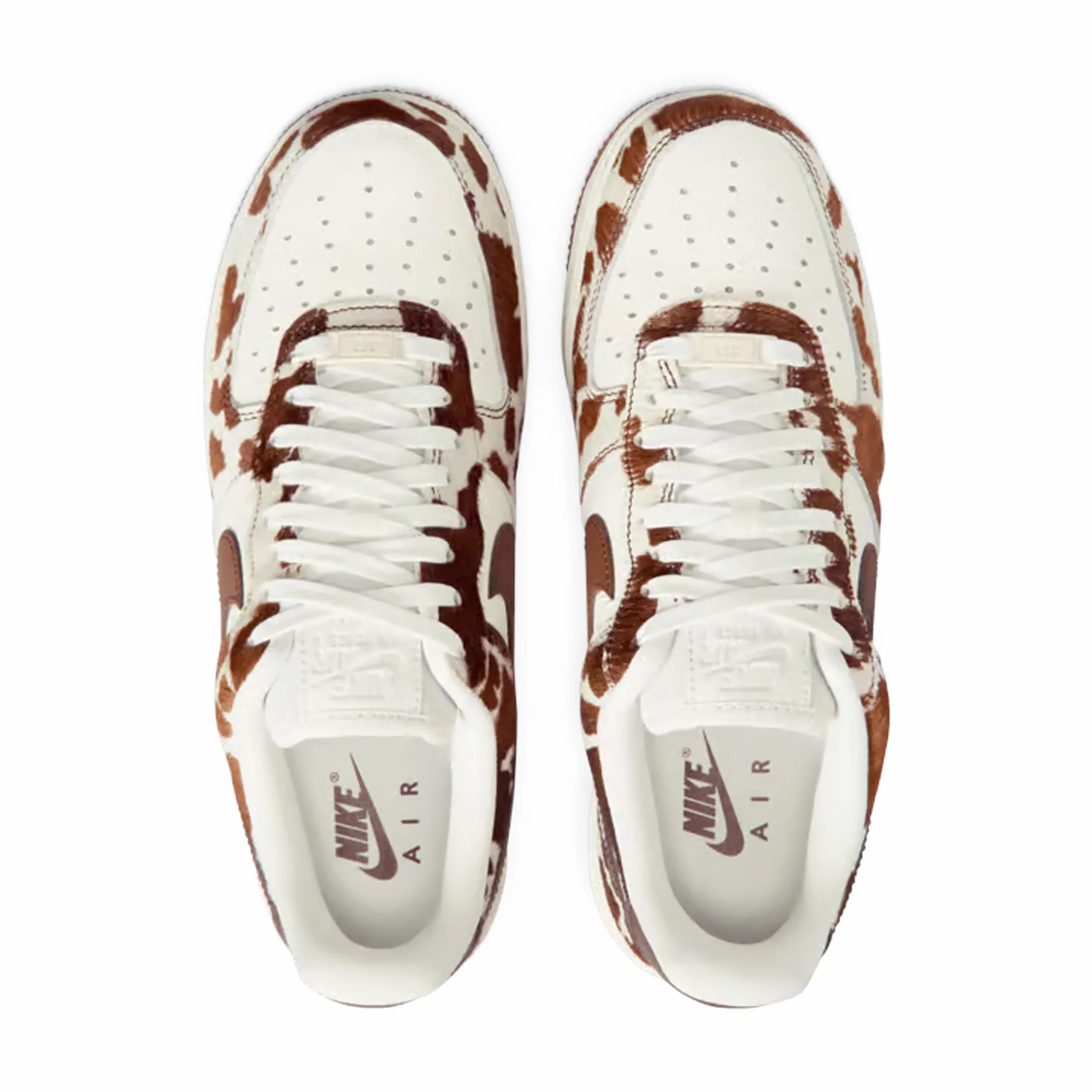 Nike Women's Air Force 1 Low "Cow Print" (Field Brown/Sail-Field Brown) - Image 3