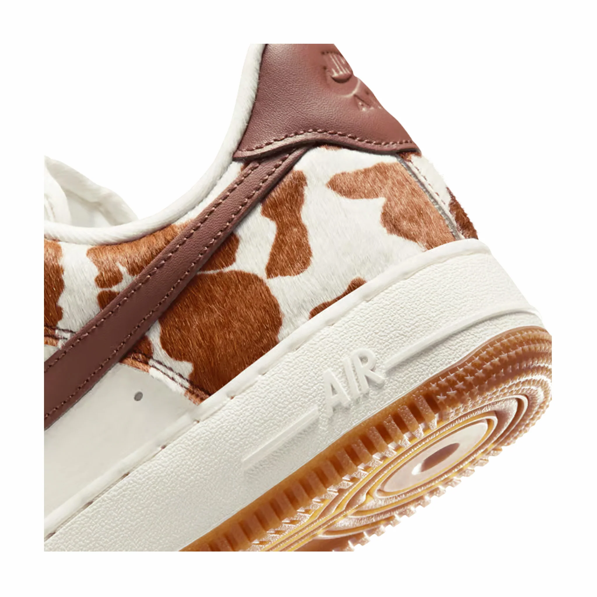 Nike Women's Air Force 1 Low "Cow Print" (Field Brown/Sail-Field Brown) - Image 5