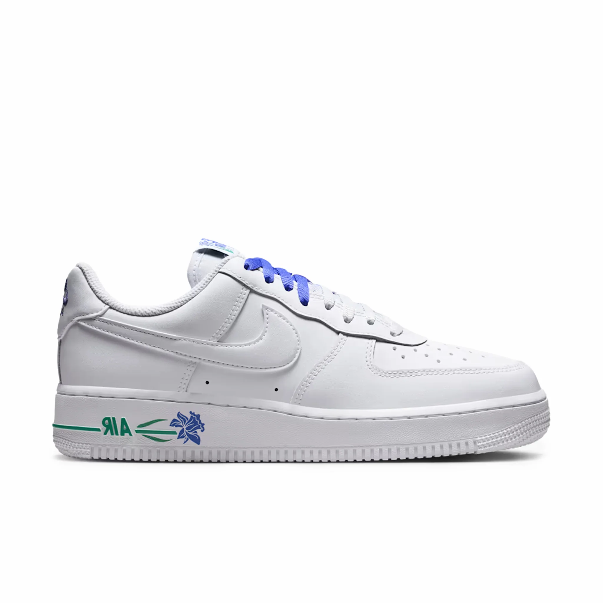 Nike Women's Air Force 1 Low "Persian Violet" (White/White-Persian Violet)