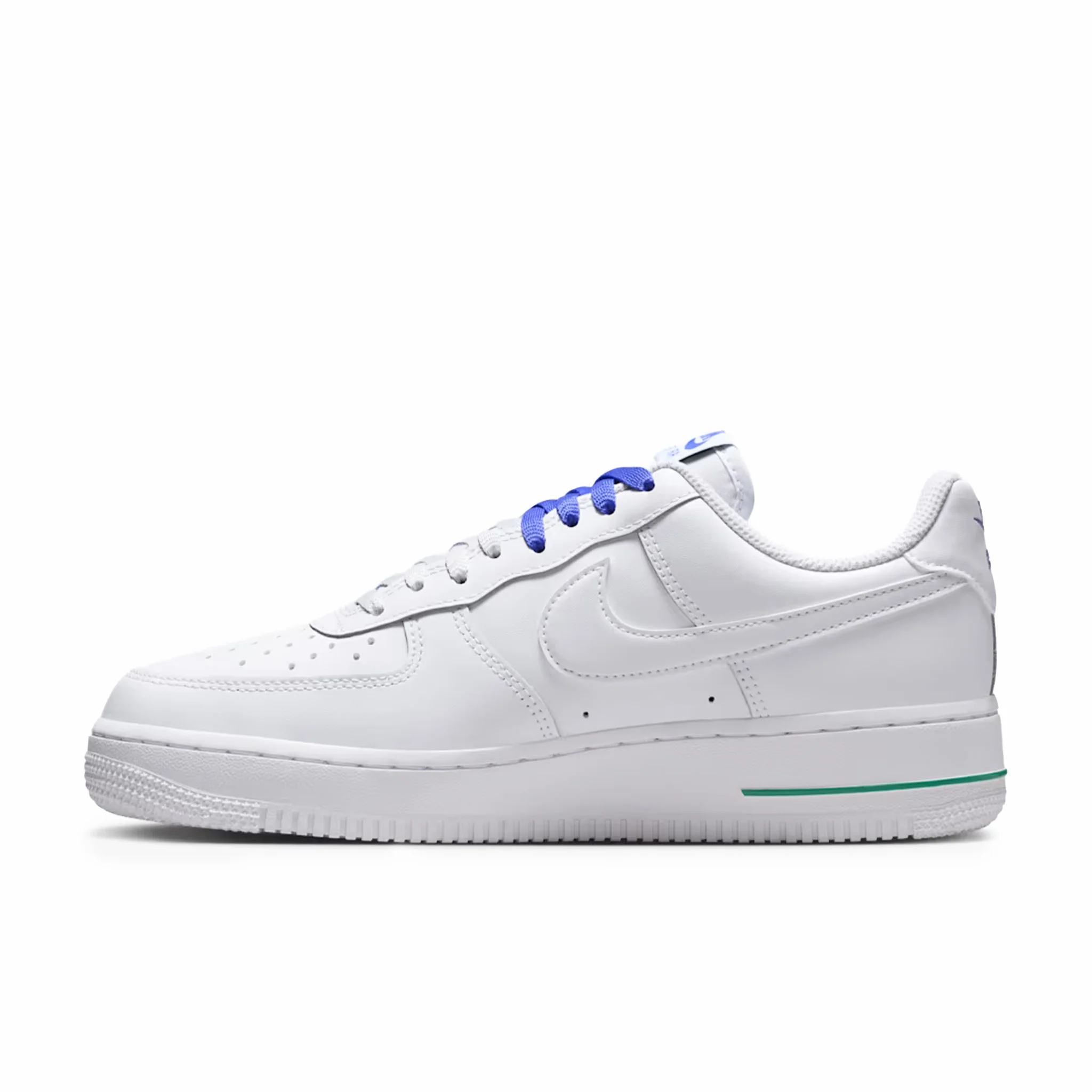 Nike Women's Air Force 1 Low "Persian Violet" (White/White-Persian Violet) - Image 4