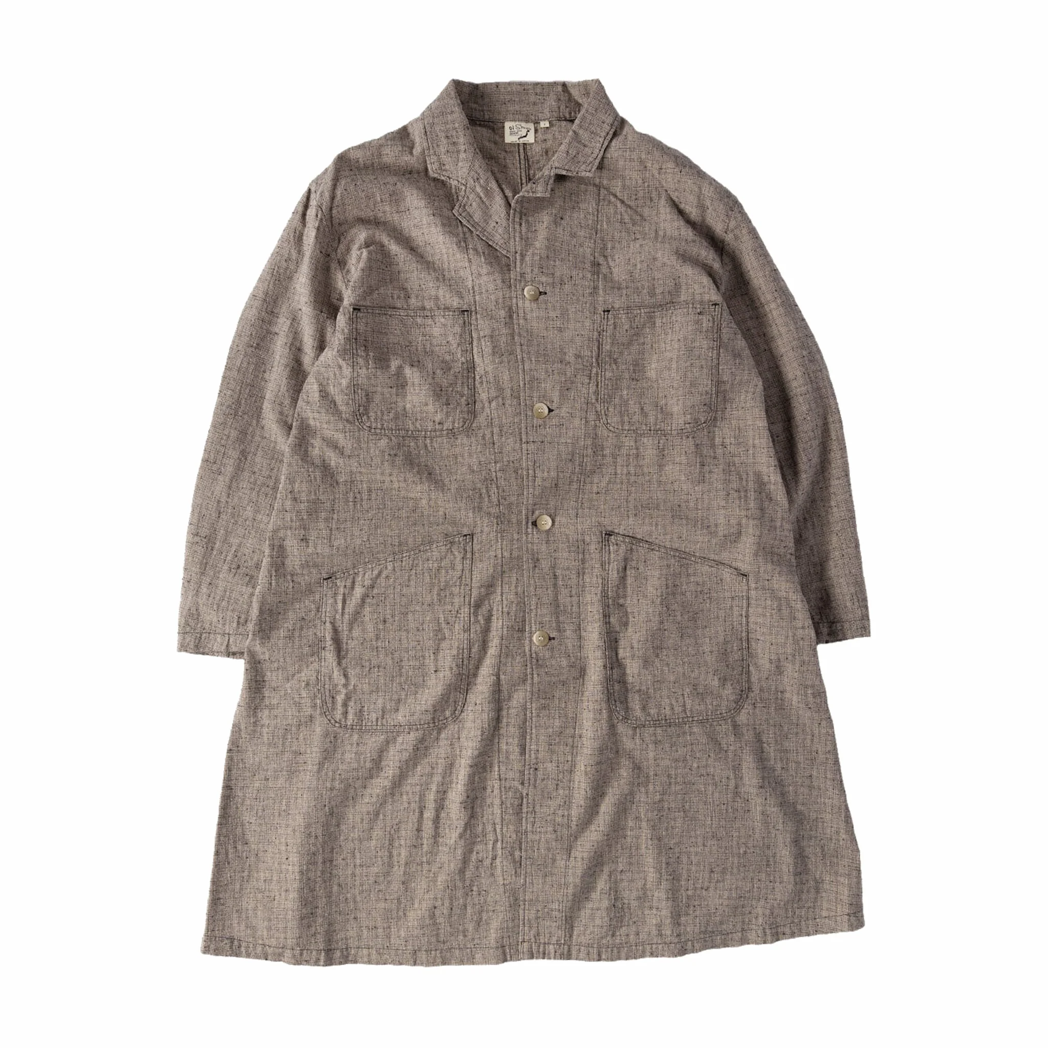 OrSlow Shop Coat (Grey Check)