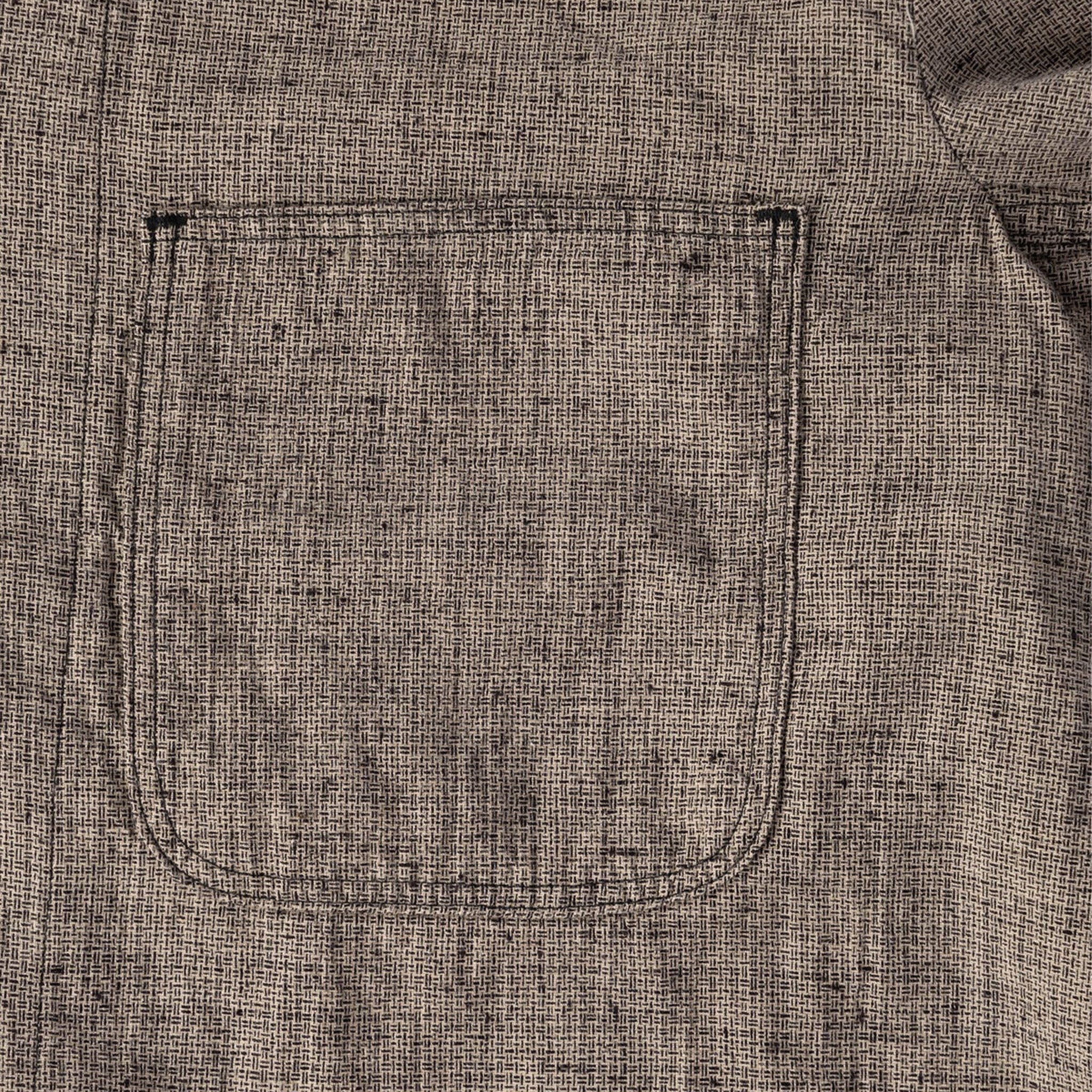 OrSlow Shop Coat (Grey Check) - Image 3