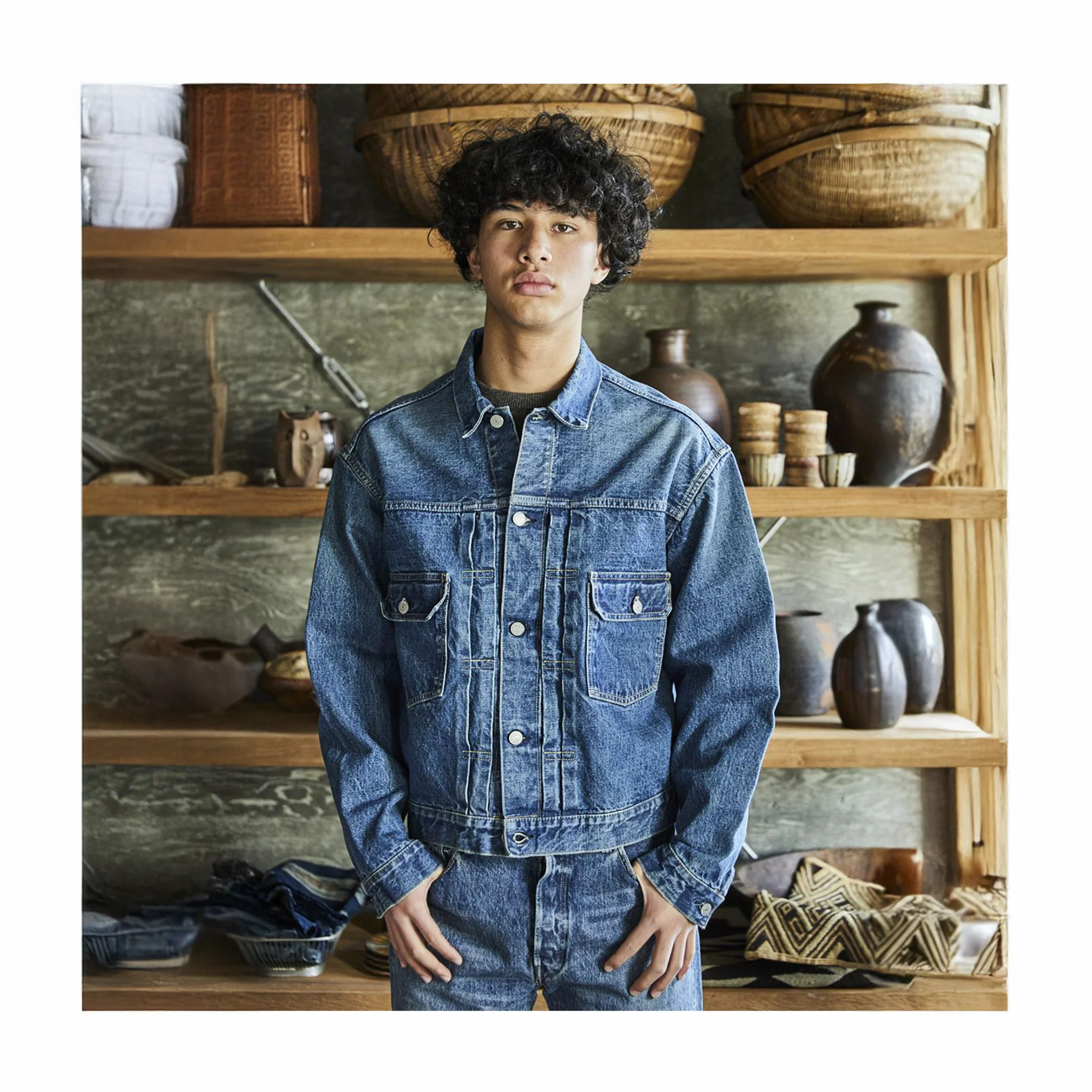 OrSlow Type 2 1950's Denim Jacket - 2 Year Wash (Blue) - Image 4