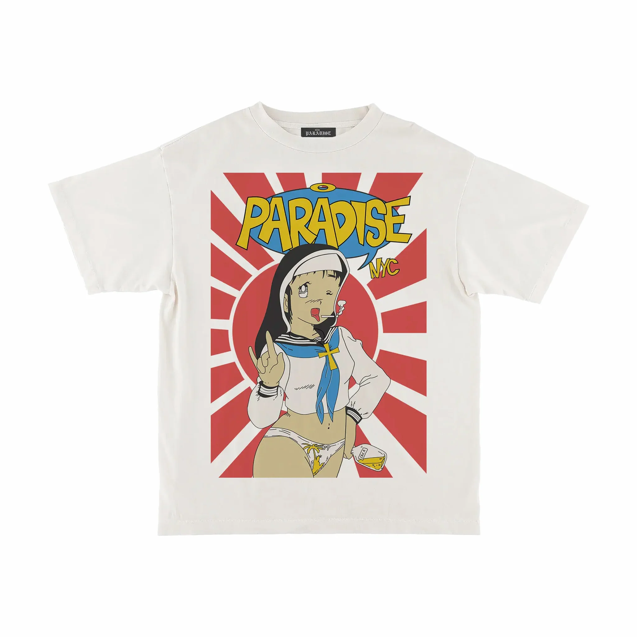 Paradise NYC Dinosaur Paradise Tee (White)