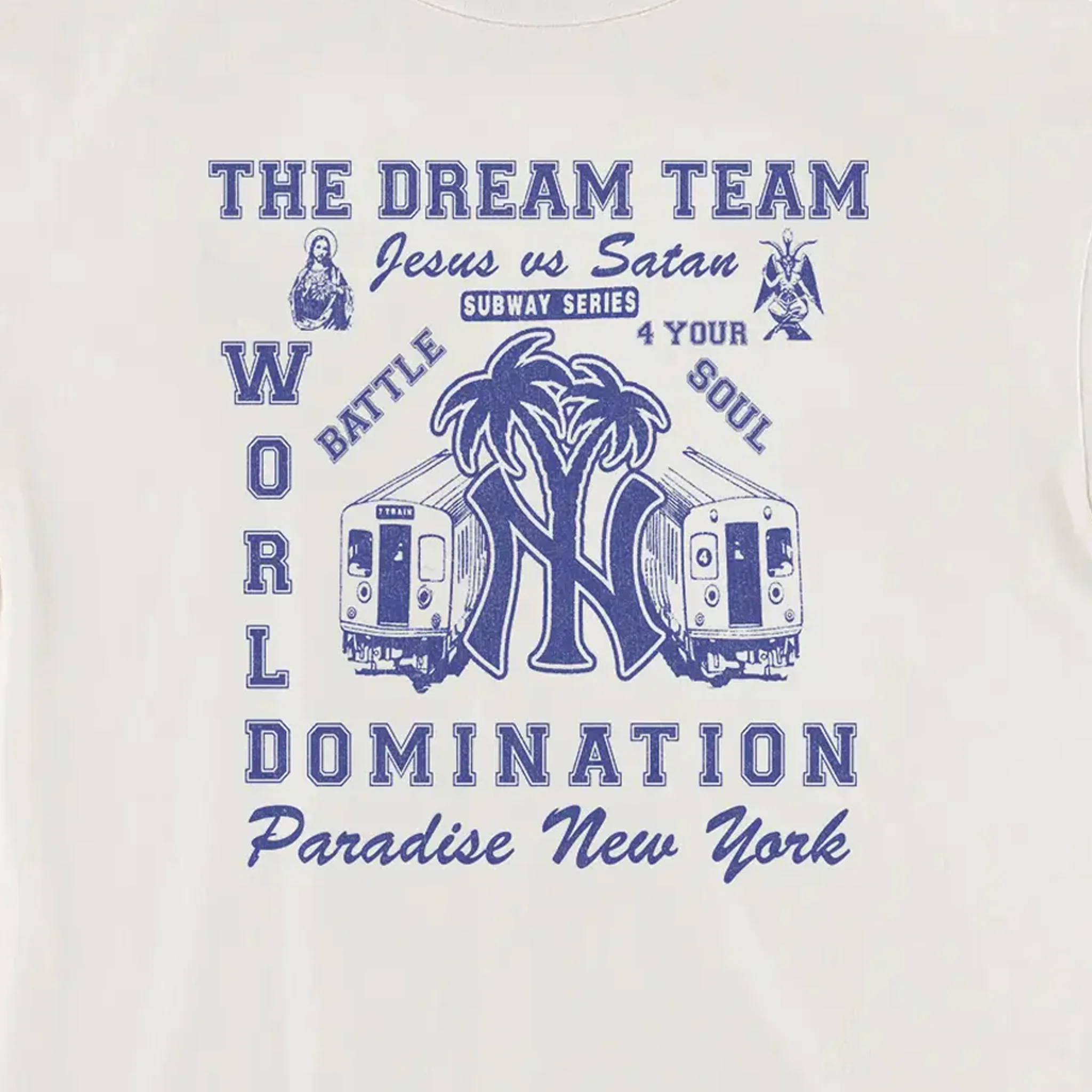 Paradise NYC Dream Team Tee (White) - Image 2